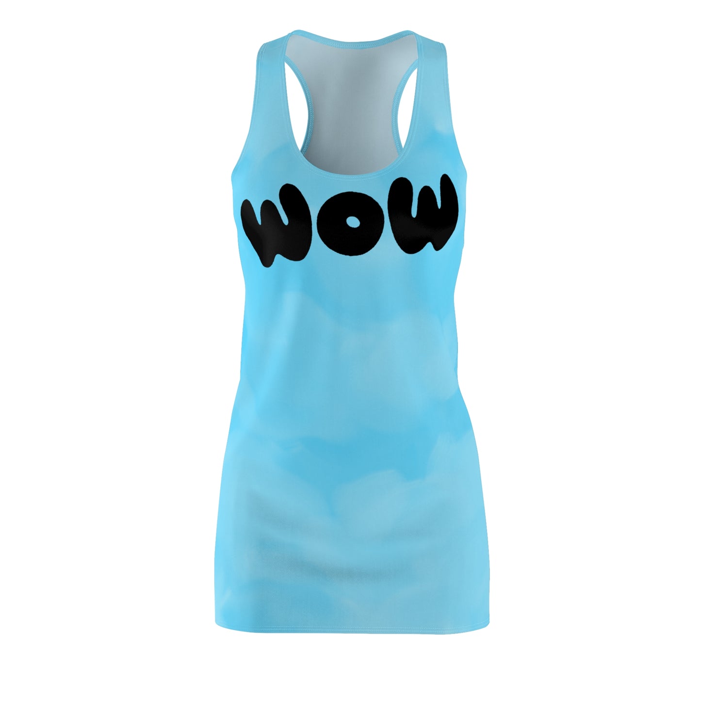 WOW Print Racerback Kleid – Trendy Sommer Damenmode