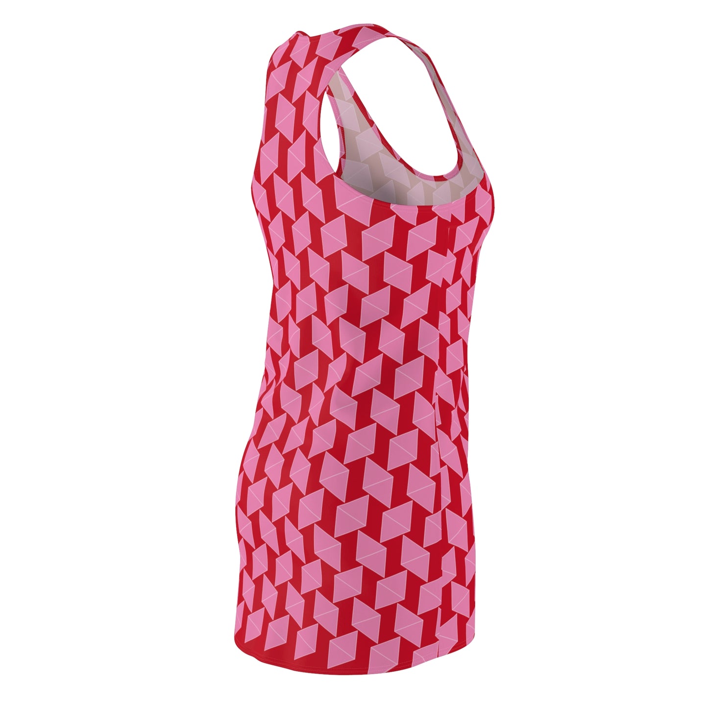 Pink Geometrie Racerback Kleid – Stylisches Sommerkleid