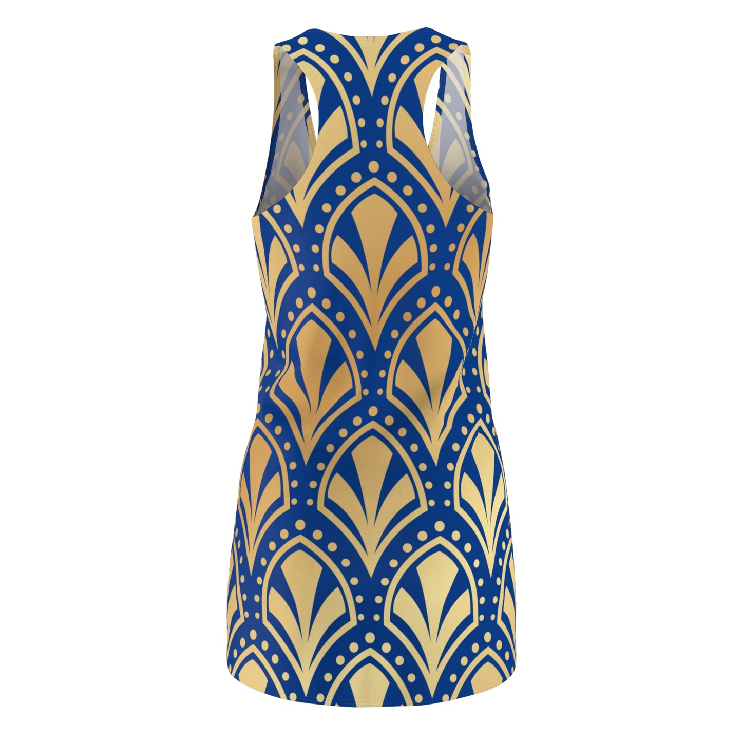 Luxury Racerback Dress mit Elegant Art Deco Muster