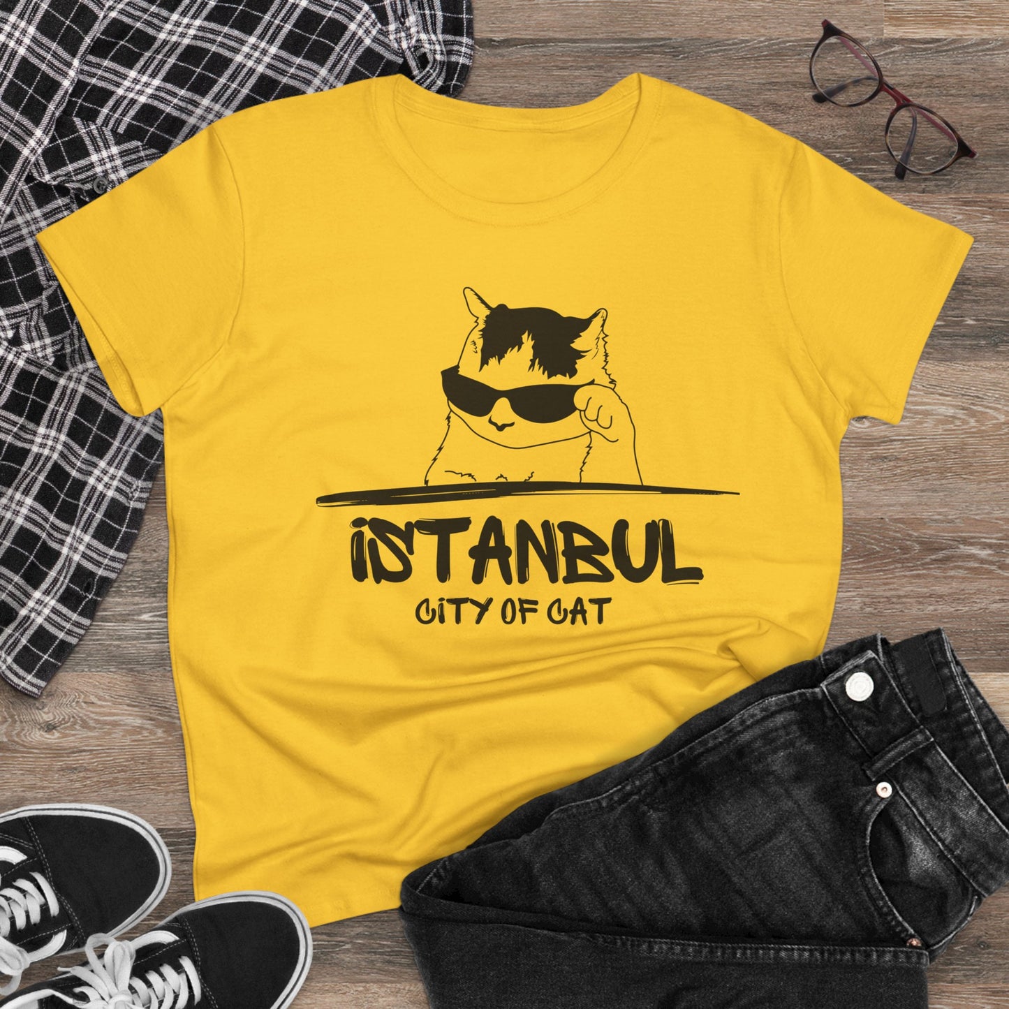 Istanbul Cat T-Shirt – City of Cats Grafik Shirt