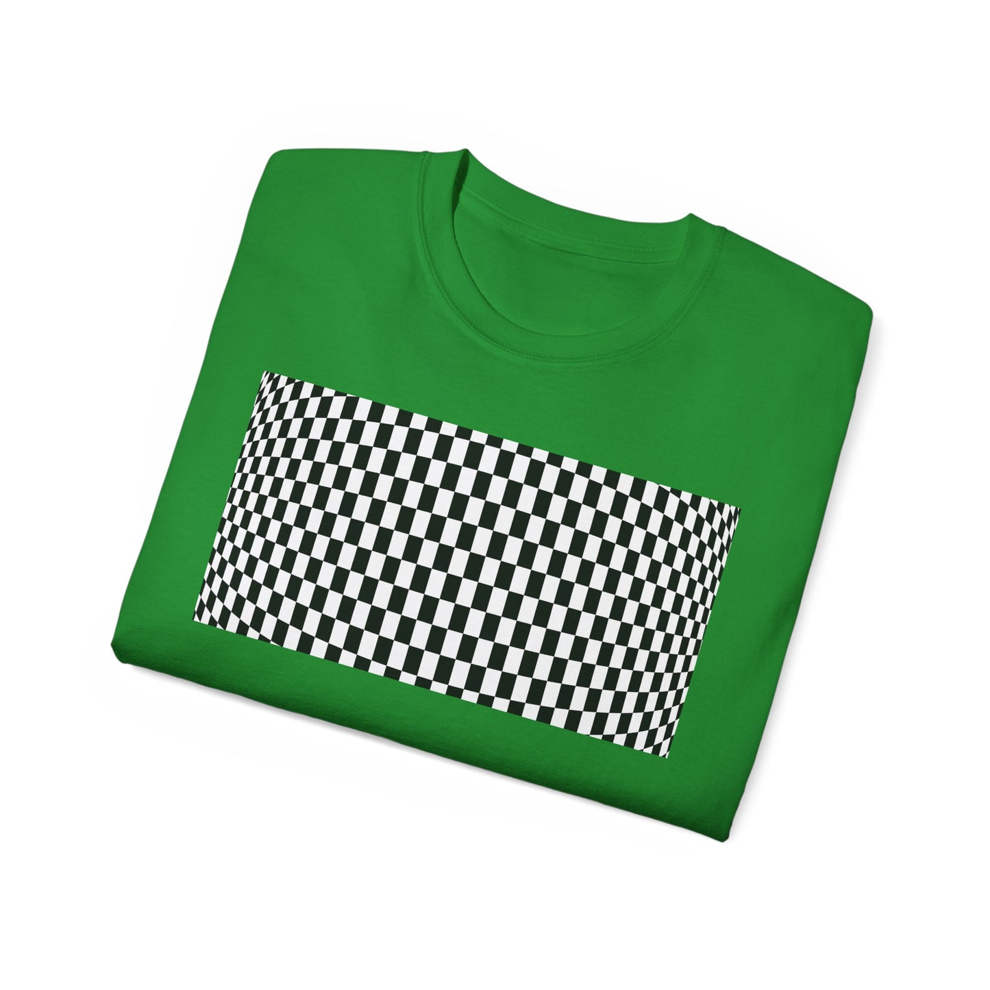 Black White Checkerboard T-Shirt – Retro Streetwear Tee