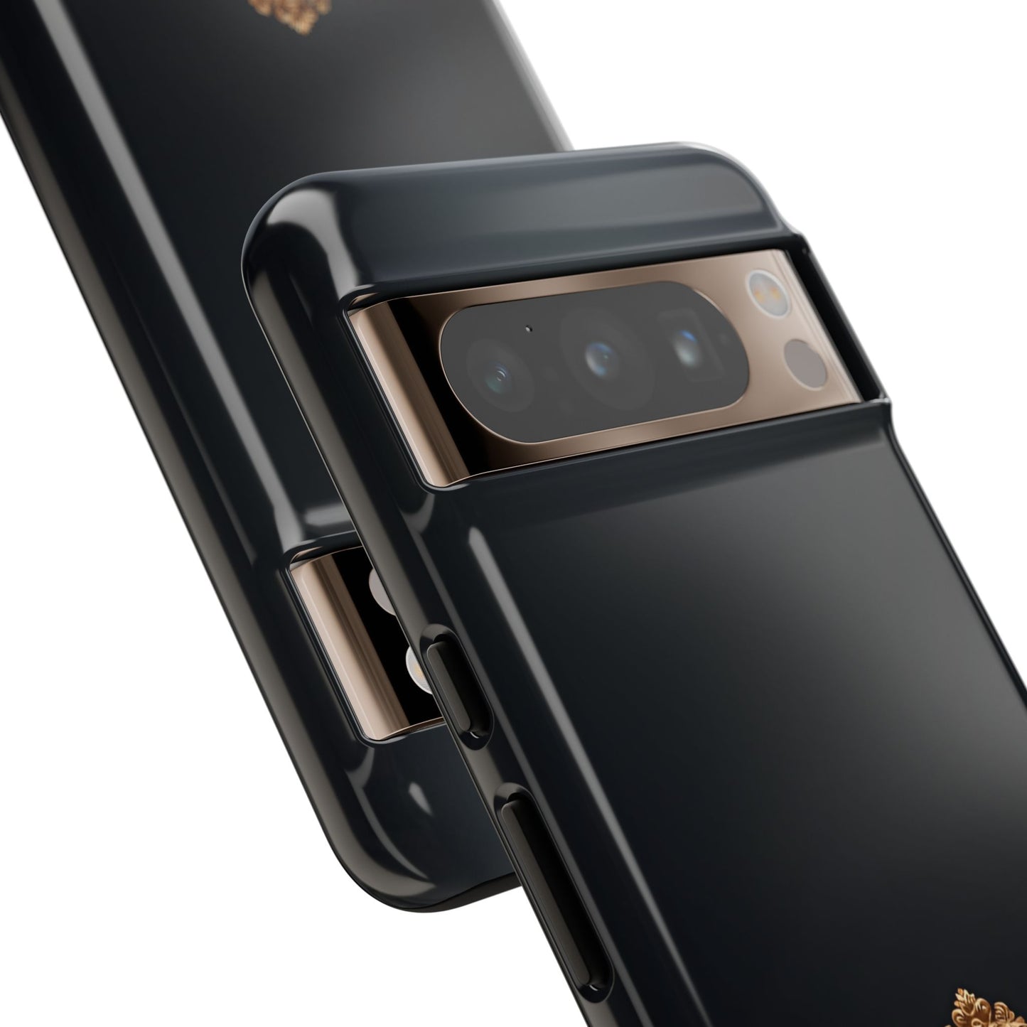 Black Cat on Golden Throne – Premium Phone Case Protective Slim