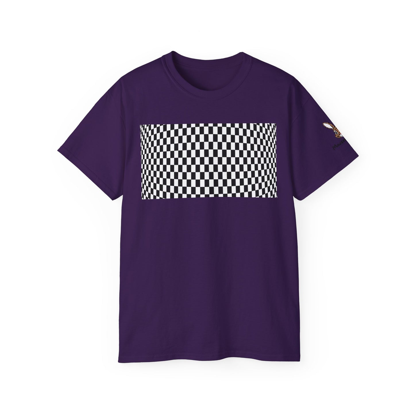 Black White Checkerboard T-Shirt – Retro Streetwear Tee