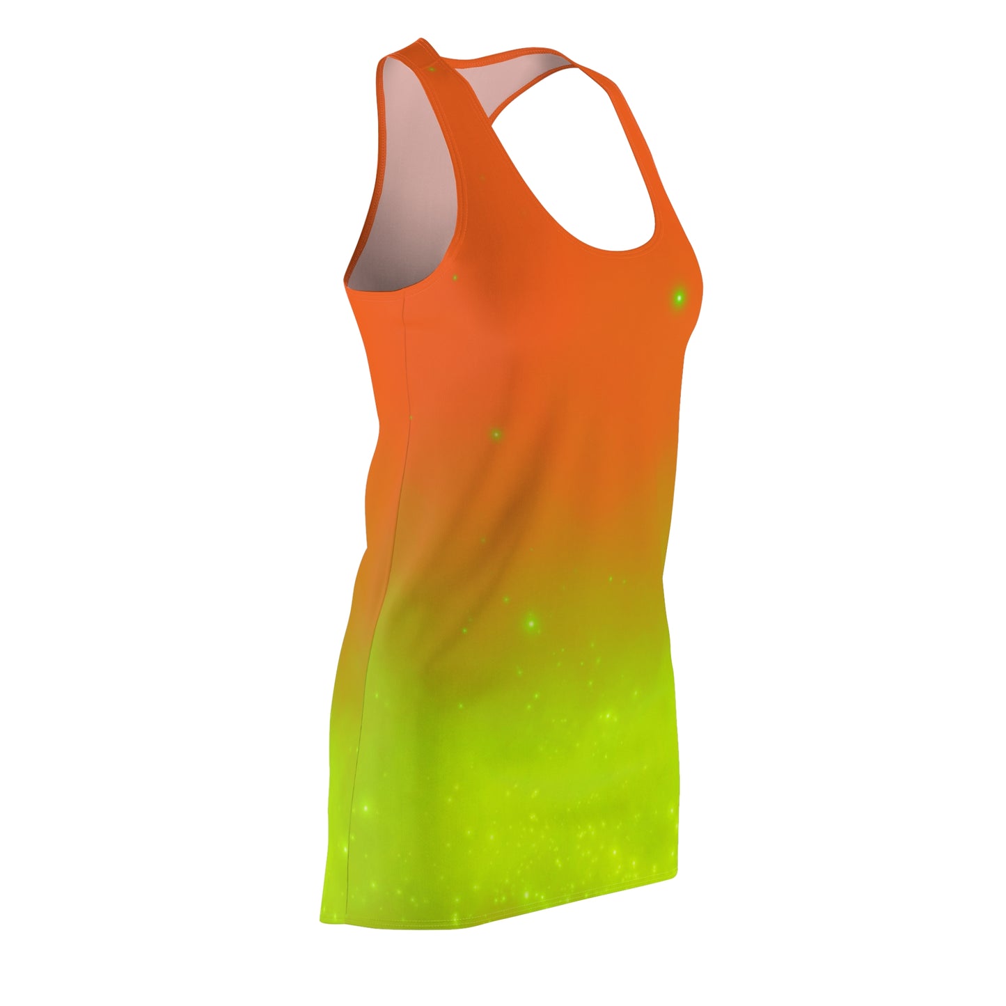 Racerback Kleid mit Orange-Grün Farbverlauf – leicht & sommerlich