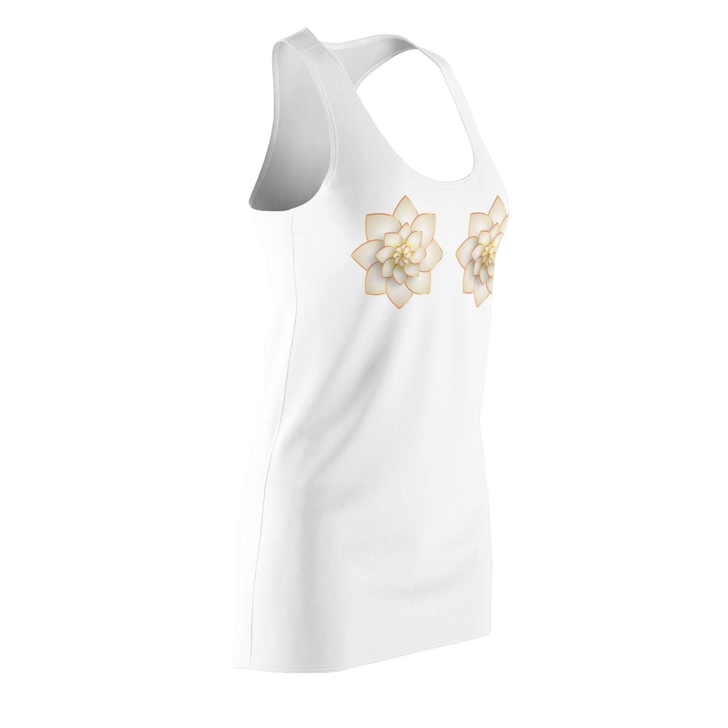 Damen Kleid Lotus Racerback Sommer Elegant Alltag Events