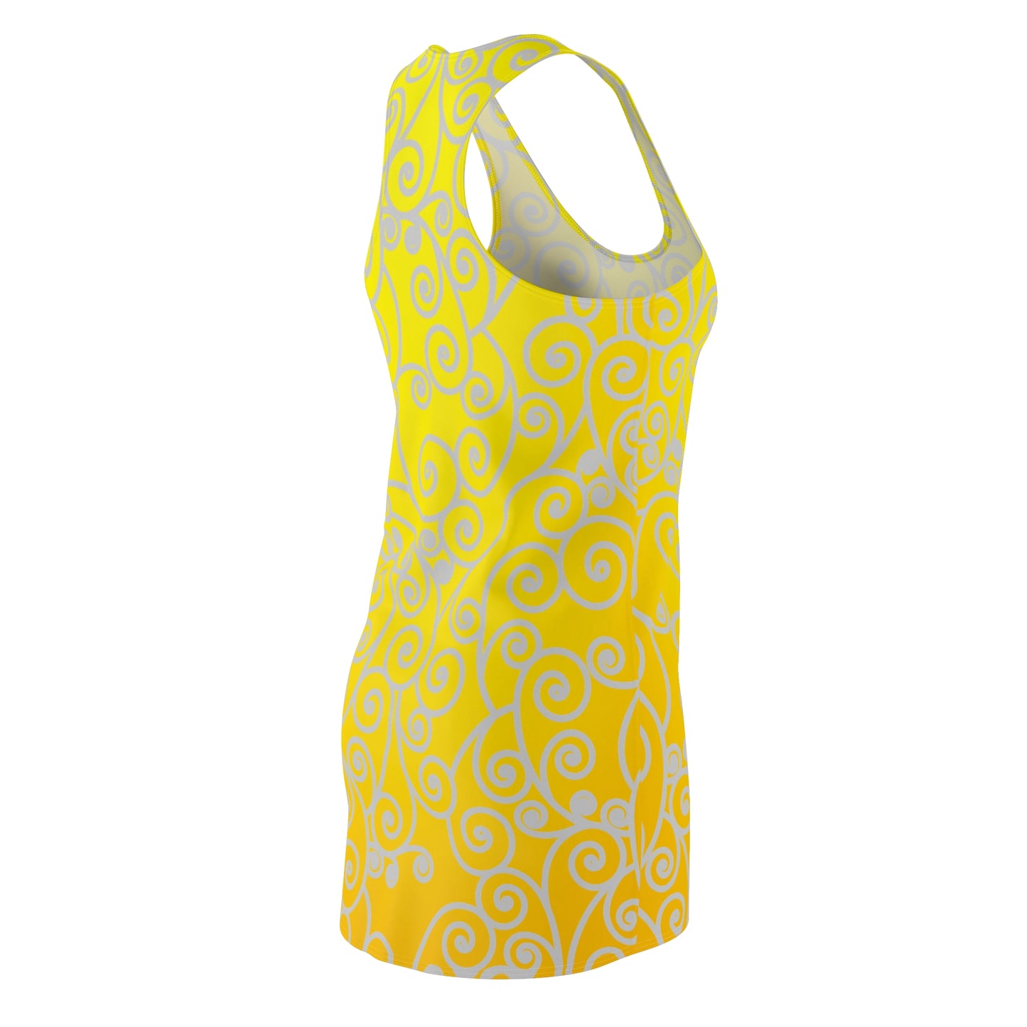 Racerback Damenkleid Sommer – Arabesken Muster, stilvoll & bequem
