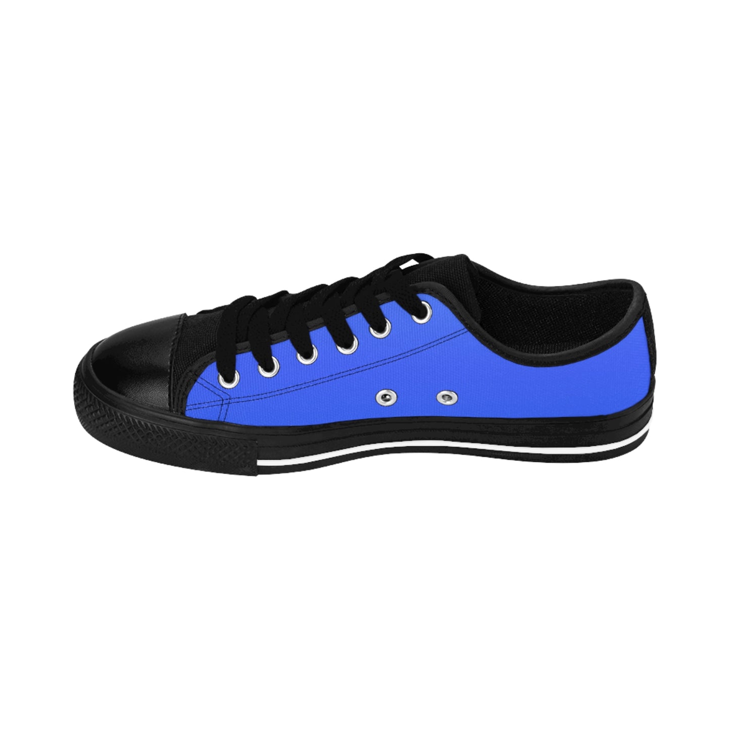 Damen Sneaker Blau mit Herz | Canvas Low Top Love Schuhe