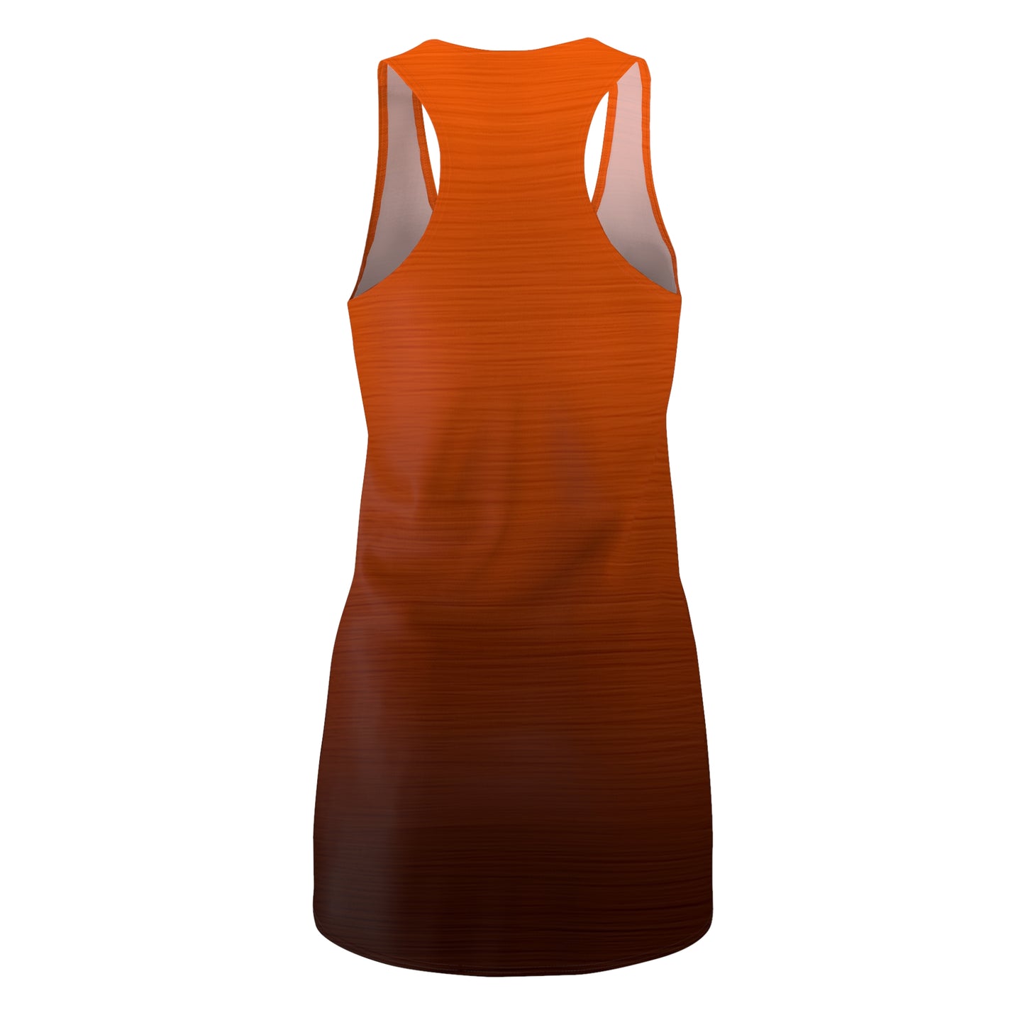 Racerback Kleid mit Rostbraunem Farbverlauf – schlicht & elegant