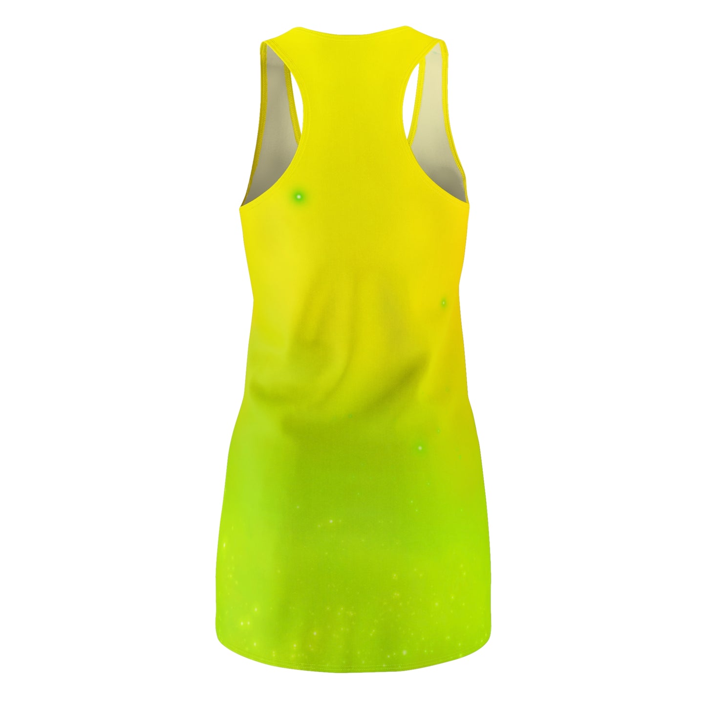 Racerback Kleid mit sanftem Grün-Farbverlauf – schlicht & modern