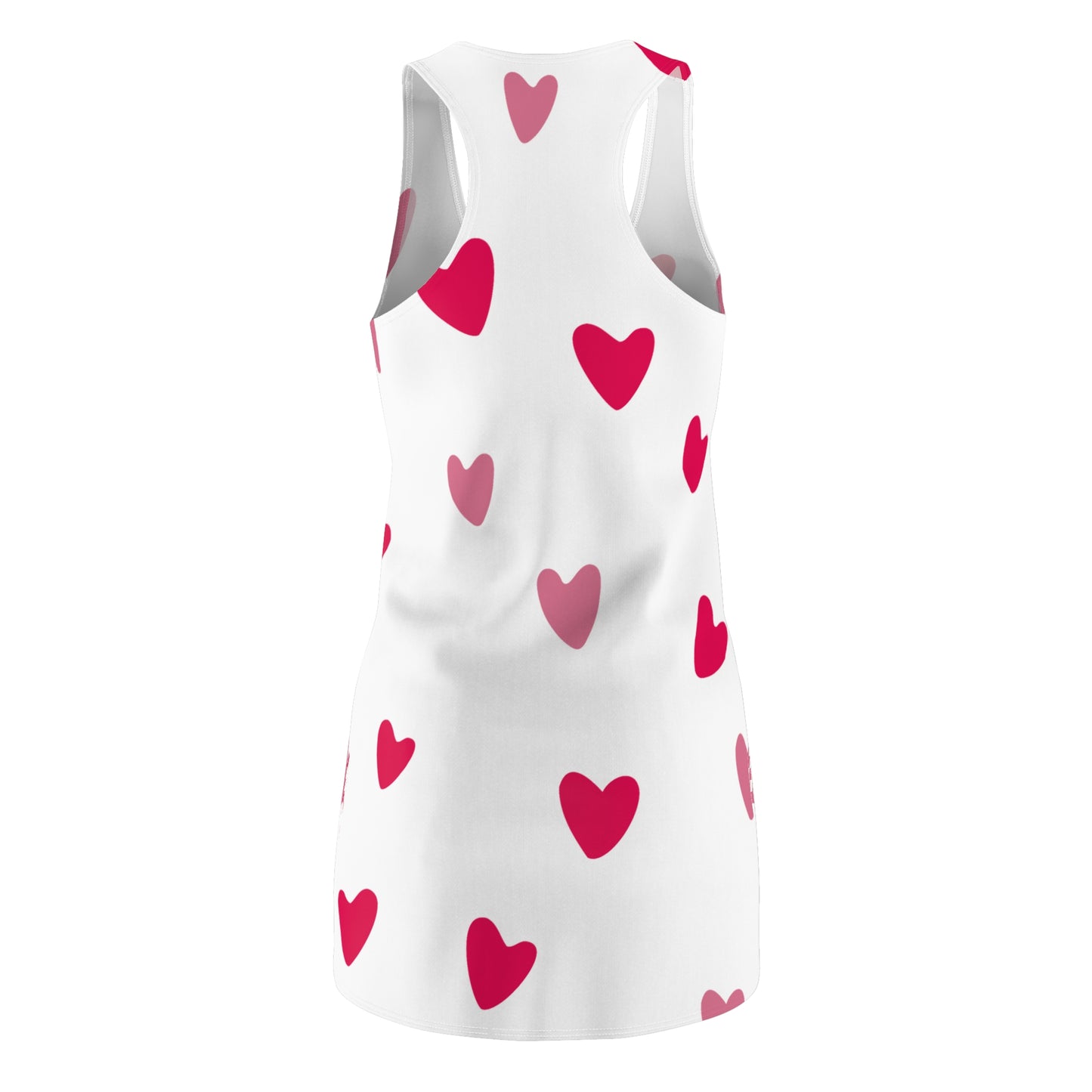 Pink Herz Racerback Kleid – Süßes Sommerkleid