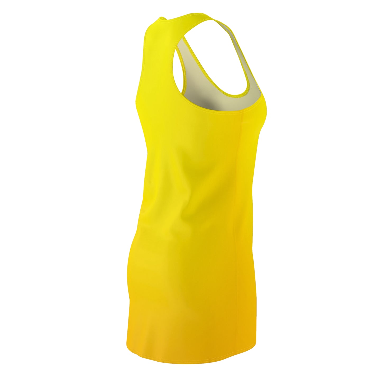 Gelb Farbverlauf Racerback Kleid – Luftiges Sommerkleid