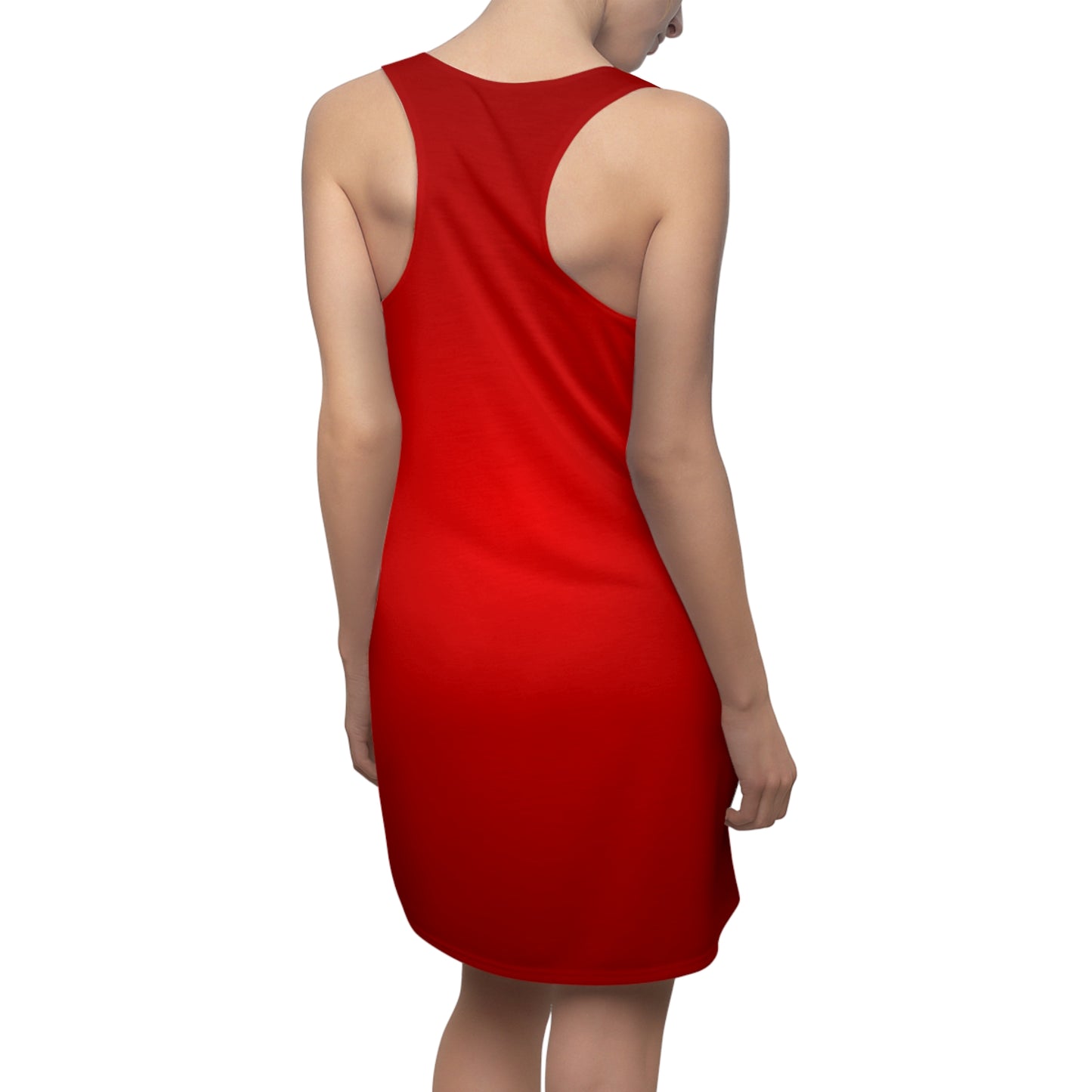 Racerback Damenkleid Sommer – „Nice!“ Statement, modern & lässig