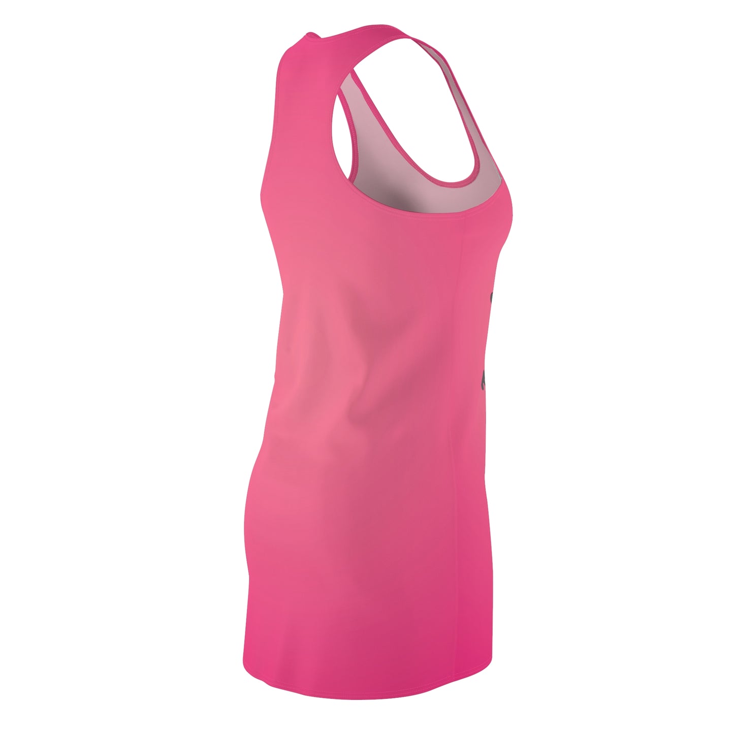 Pinkes Racerback Kleid – Verspieltes Sommerkleid mit Katzenmotiv
