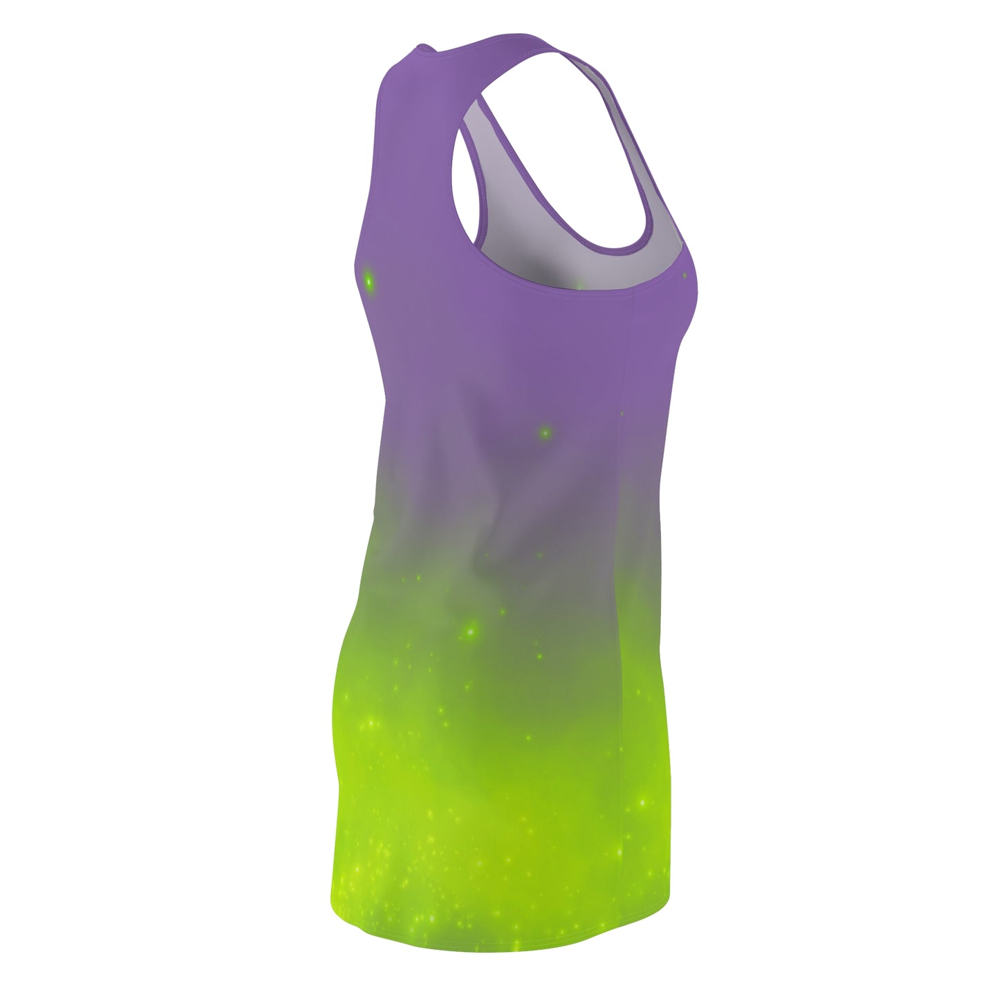 Racerback Kleid mit Lila-Grün Farbverlauf – leicht & sommerlich