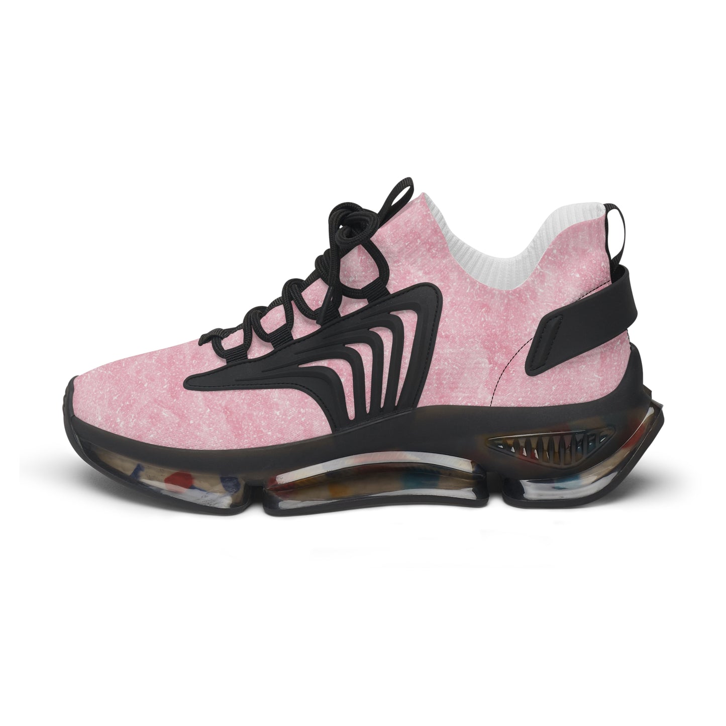 Pink Sneaker Damen – Stylische Sportschuhe mit schwarzem Design