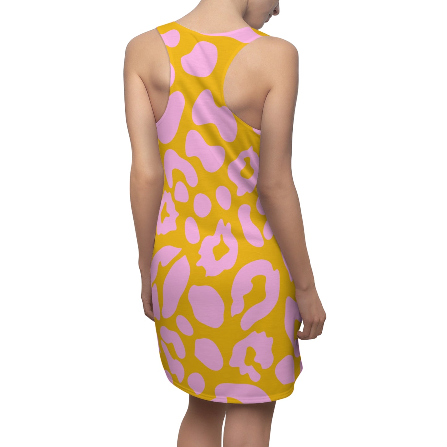 Pink Leopard Racerback Kleid – Trendiges Sommerkleid