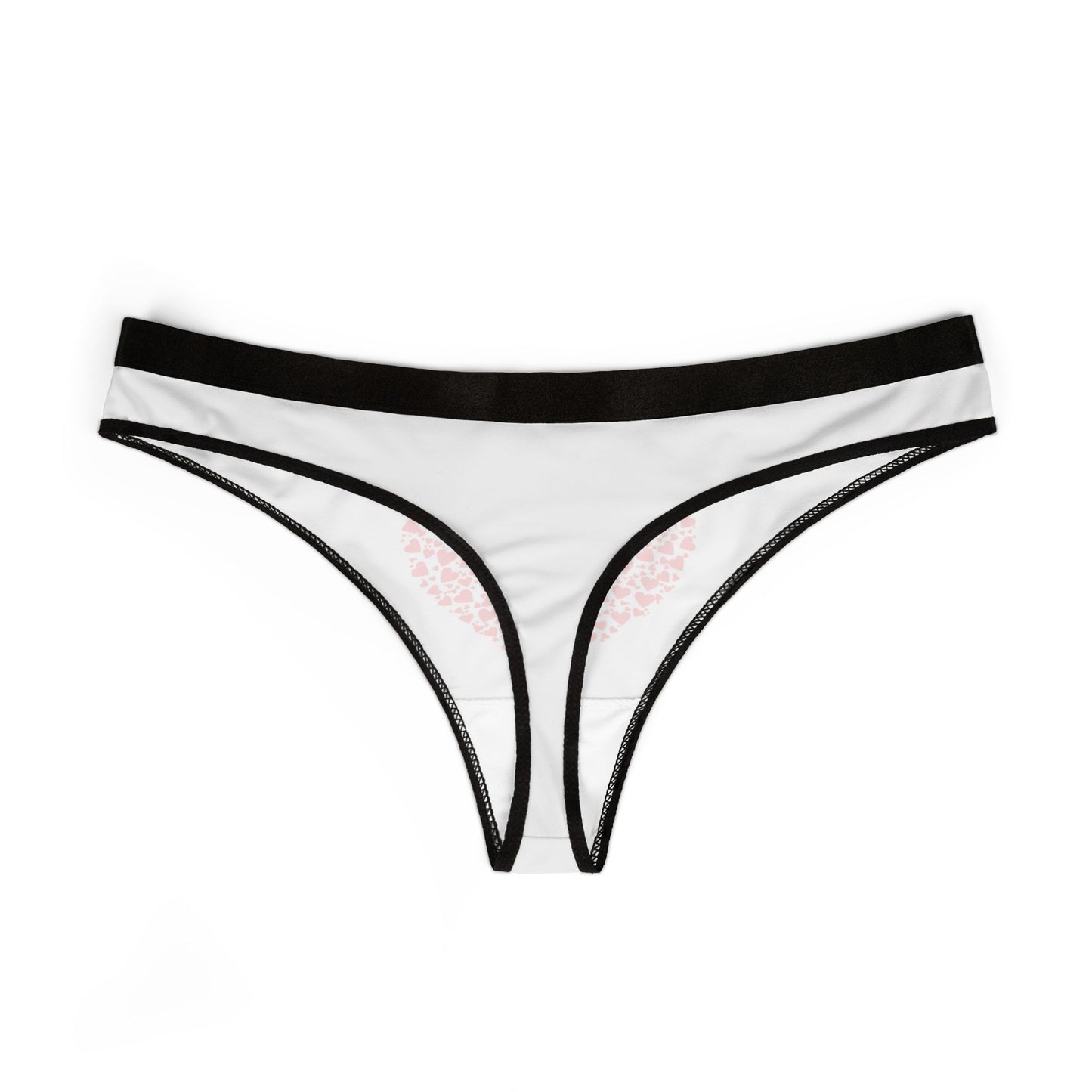 Damen Thong Unterwaesche Bequeme Atmungsaktive Slips mit Herzchen