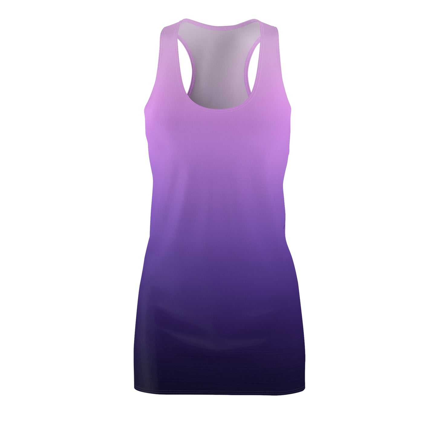 Lila Gradient Racerback Kleid – Elegantes Ombre Kleid