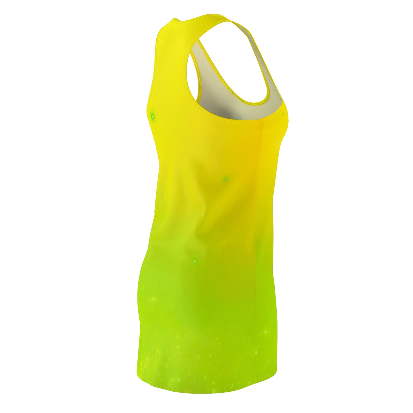 Racerback Kleid mit sanftem Grün-Farbverlauf – schlicht & modern