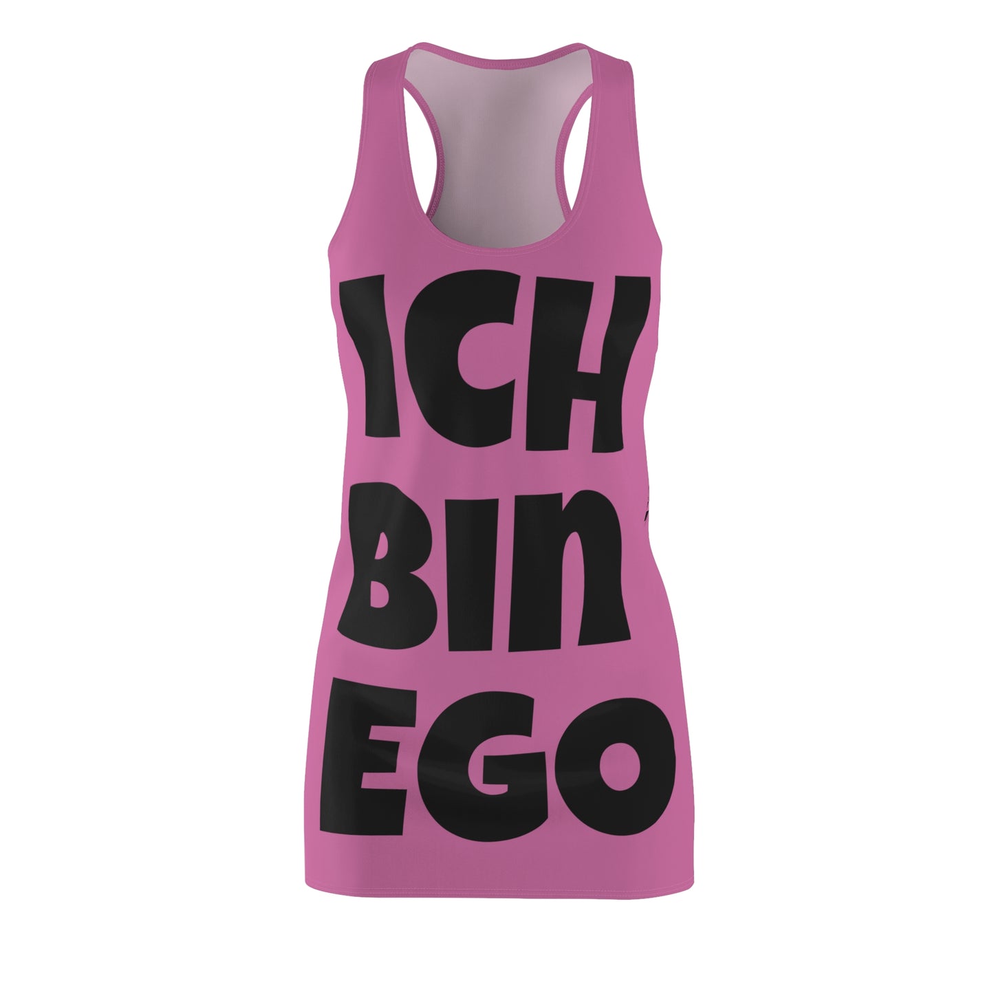 Ich Bin Ego Racerback Kleid – Statement Sommerkleid