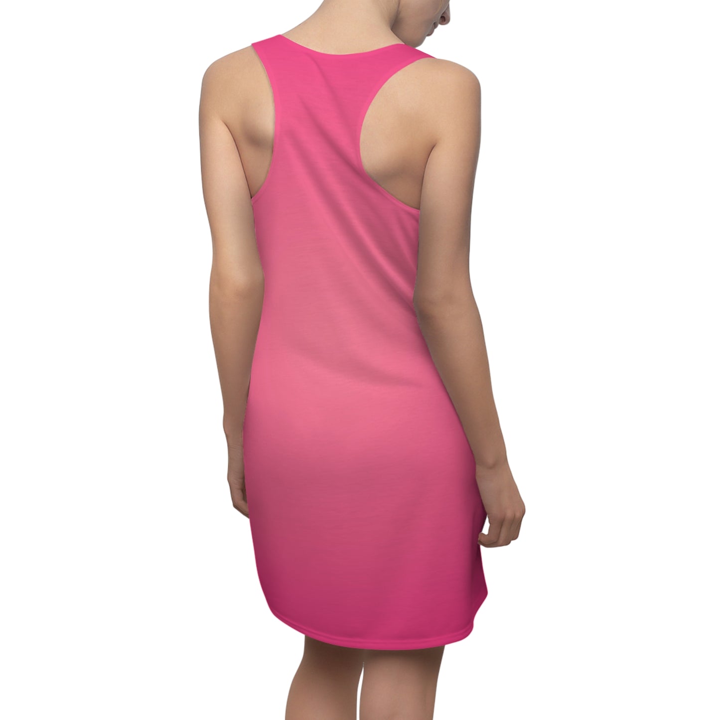 Pinkes Racerback Kleid – Verspieltes Sommerkleid mit Katzenmotiv