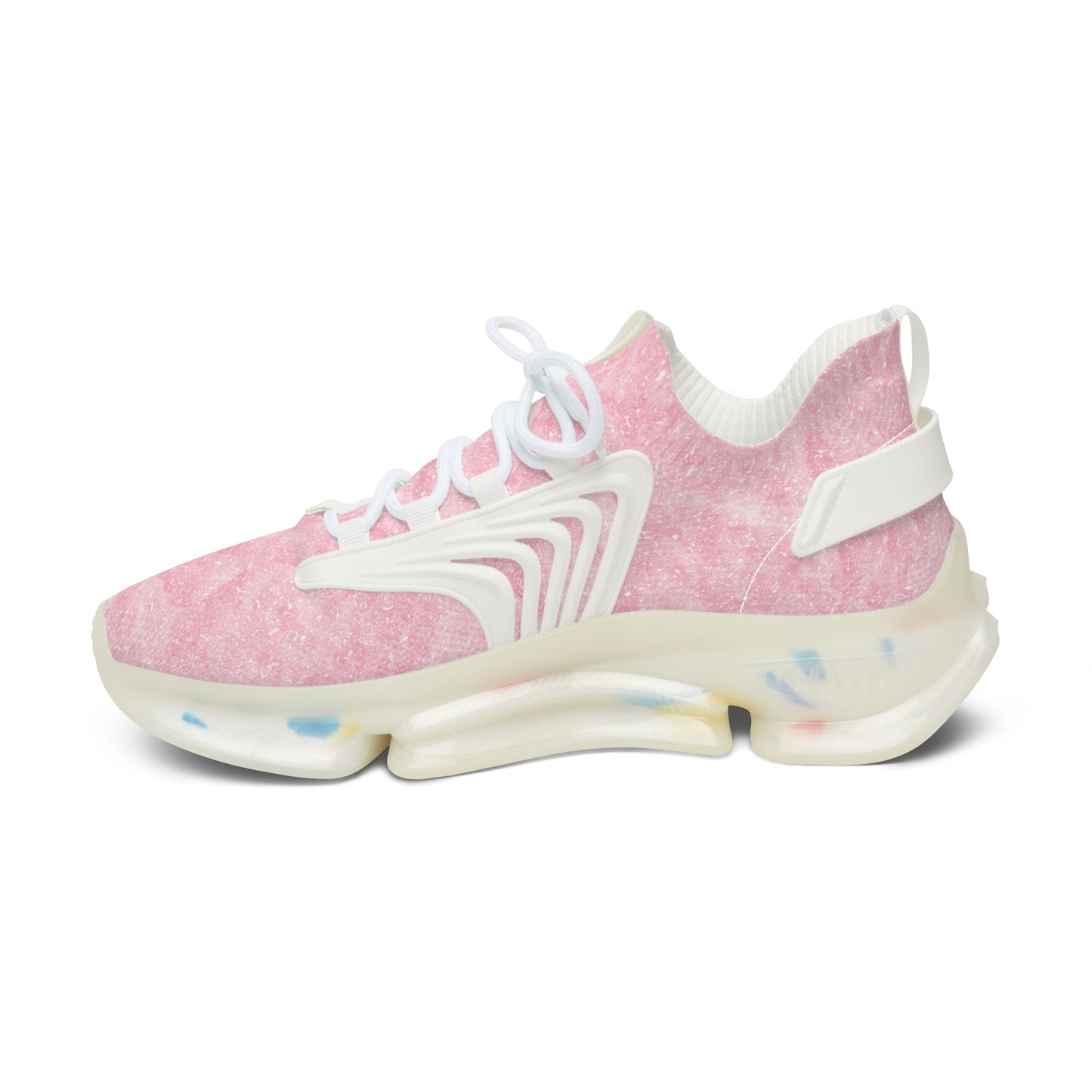 Pink Sneaker Damen – Stylische Sportschuhe mit schwarzem Design