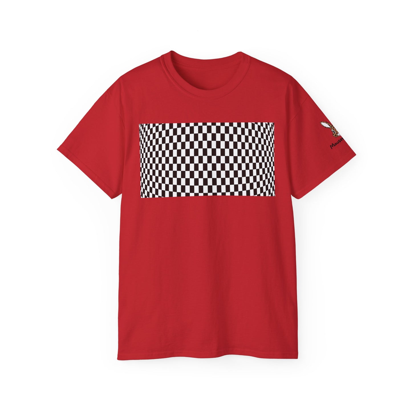 Black White Checkerboard T-Shirt – Retro Streetwear Tee
