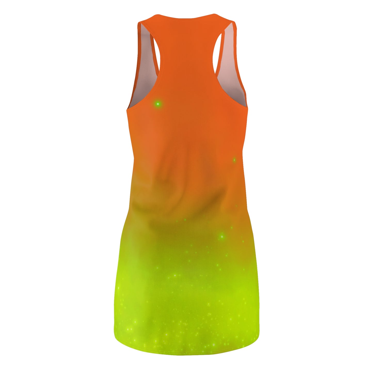 Racerback Kleid mit Orange-Grün Farbverlauf – leicht & sommerlich