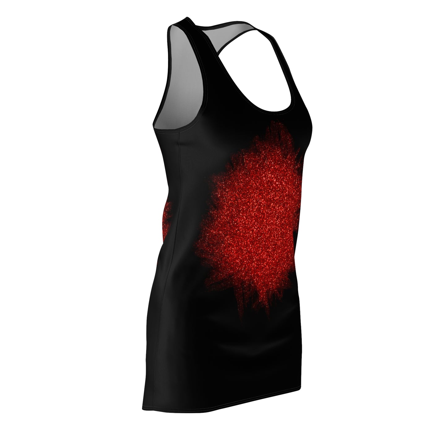 Rot Sparkle Racerback Kleid – Stylishes Partykleid