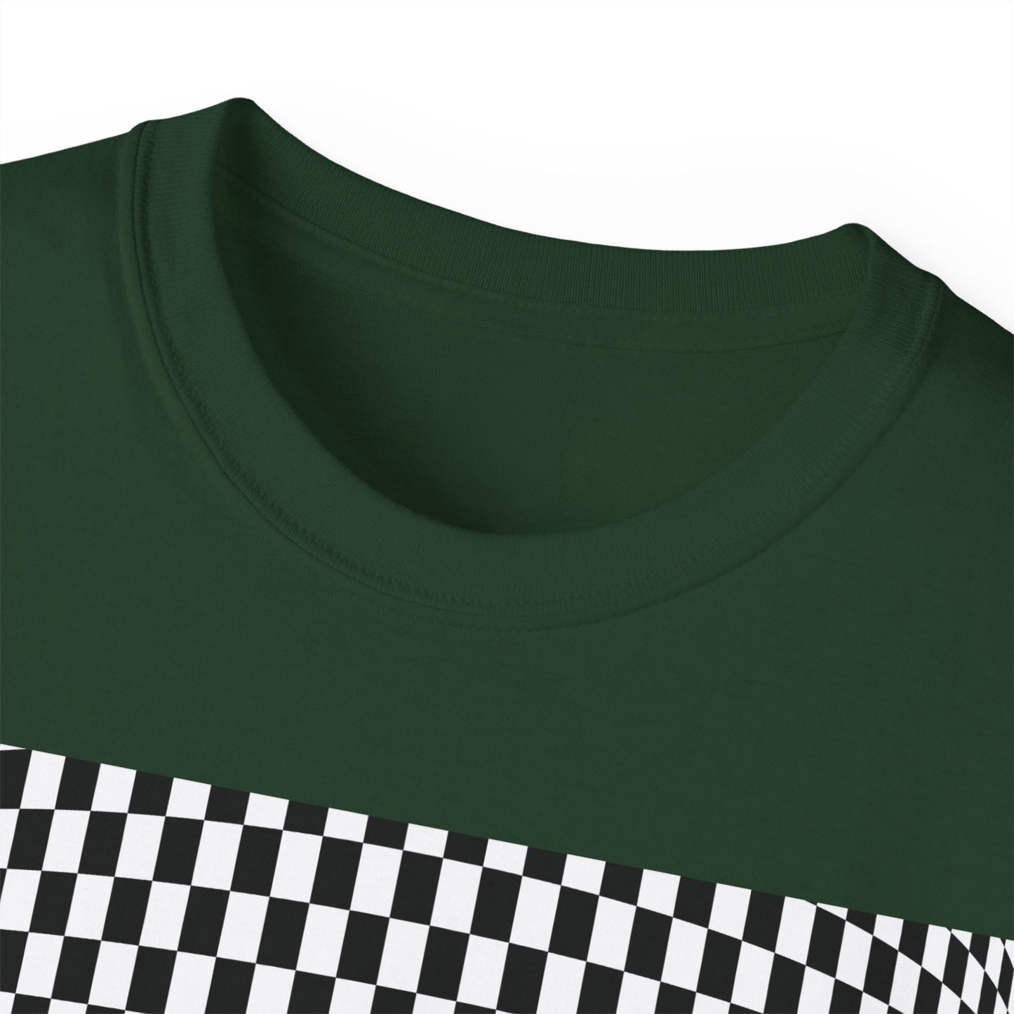 Black White Checkerboard T-Shirt – Retro Streetwear Tee