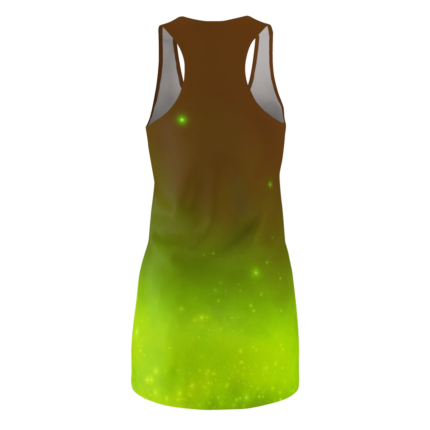 Racerback Kleid mit Braun-Grün Farbverlauf – leicht & sommerlich