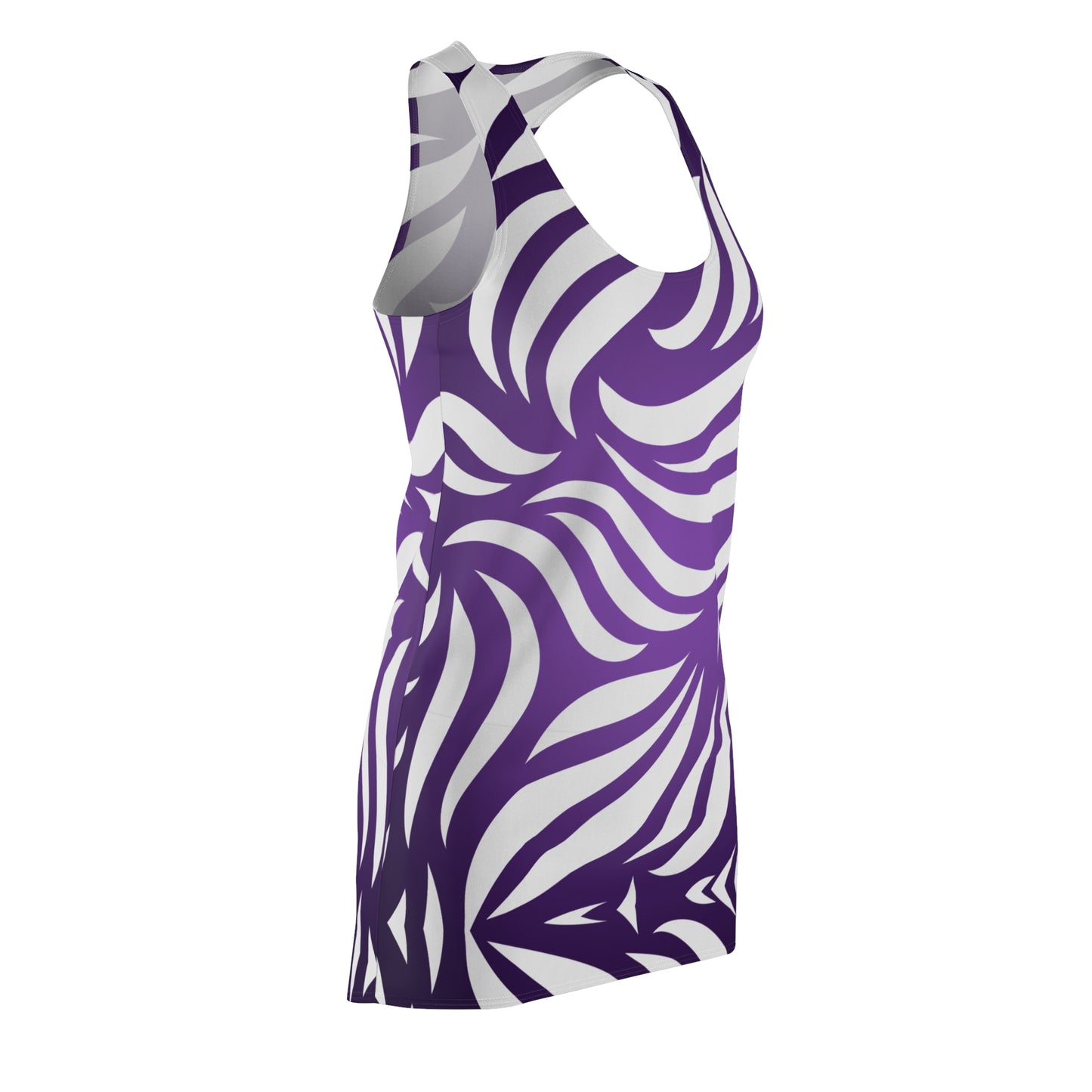 Lila Racerback Kleid – Sommerkleid mit elegantem Farbverlaufmuster