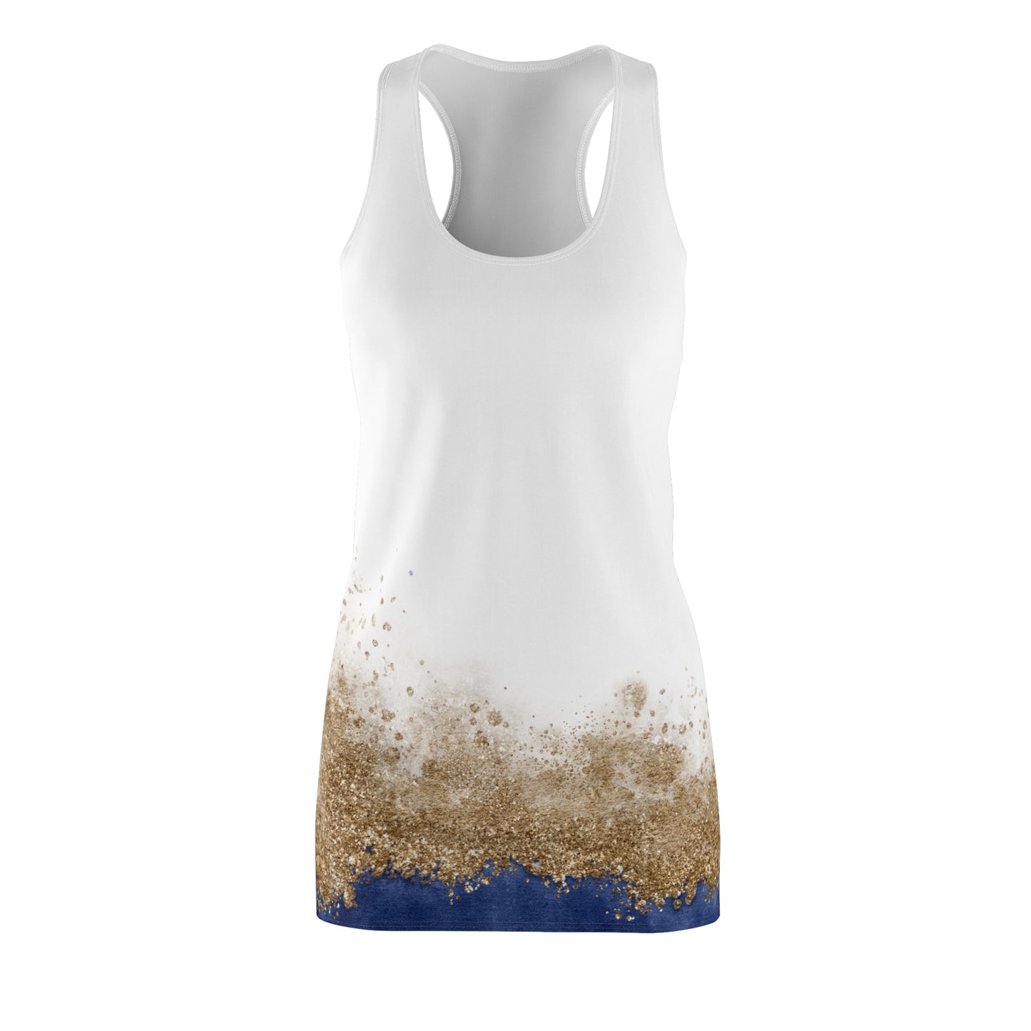 Golden Shore Racerback Kleid – Leichtes Urlaubskleid