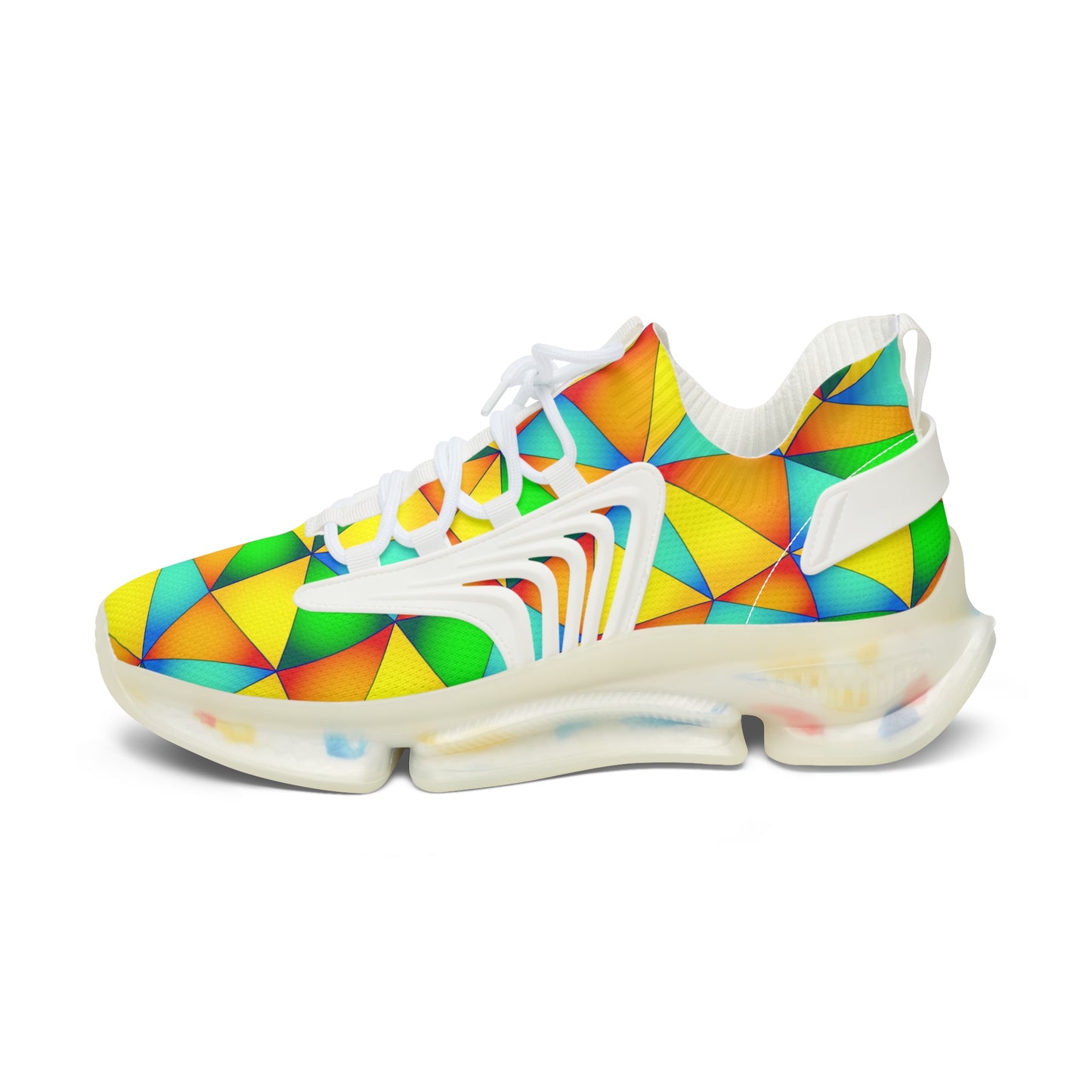 Bunte Damen Sneaker Atmungsaktiv Bequeme Schuhe