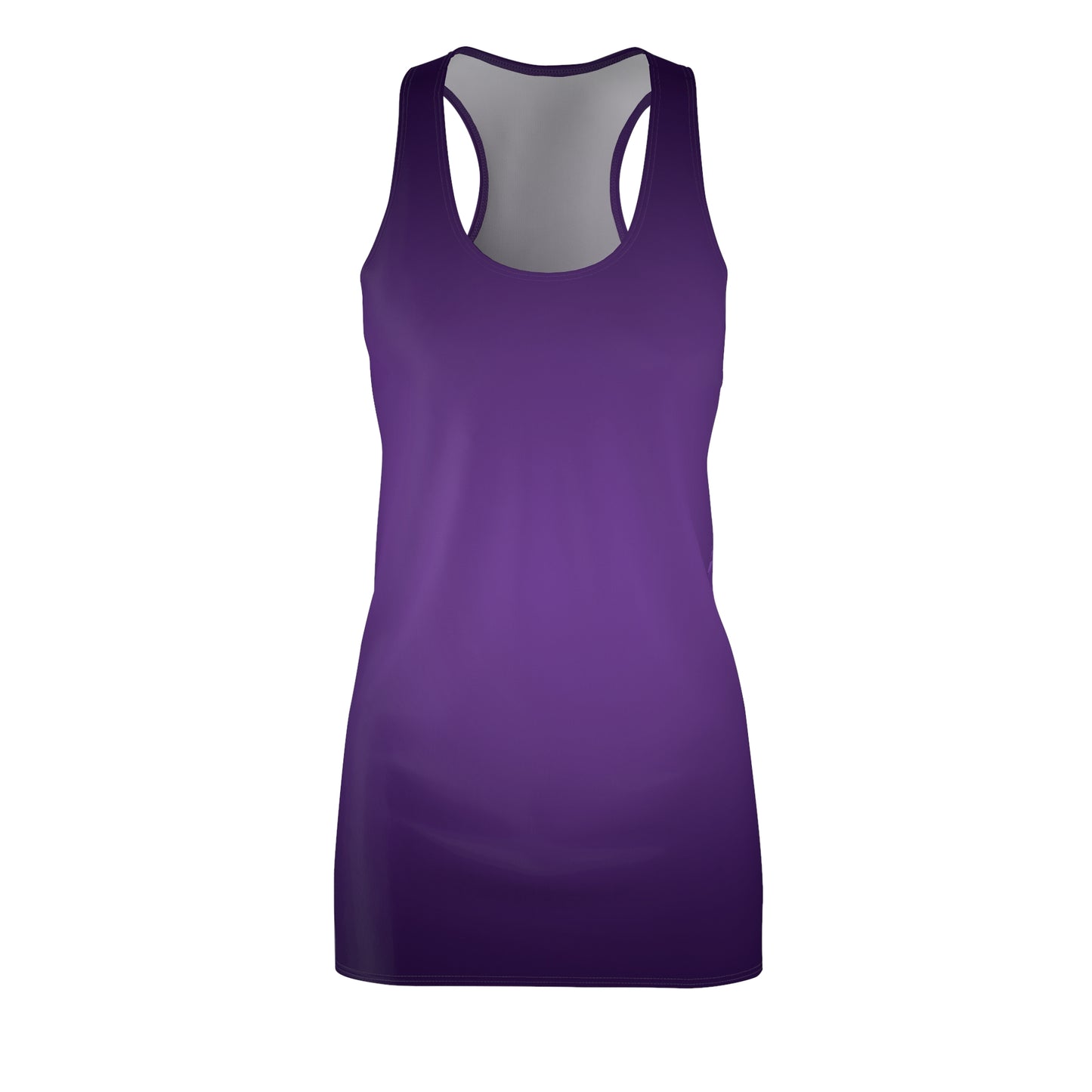 Lila Farbverlauf Racerback Kleid – Elegantes Ombre Kleid