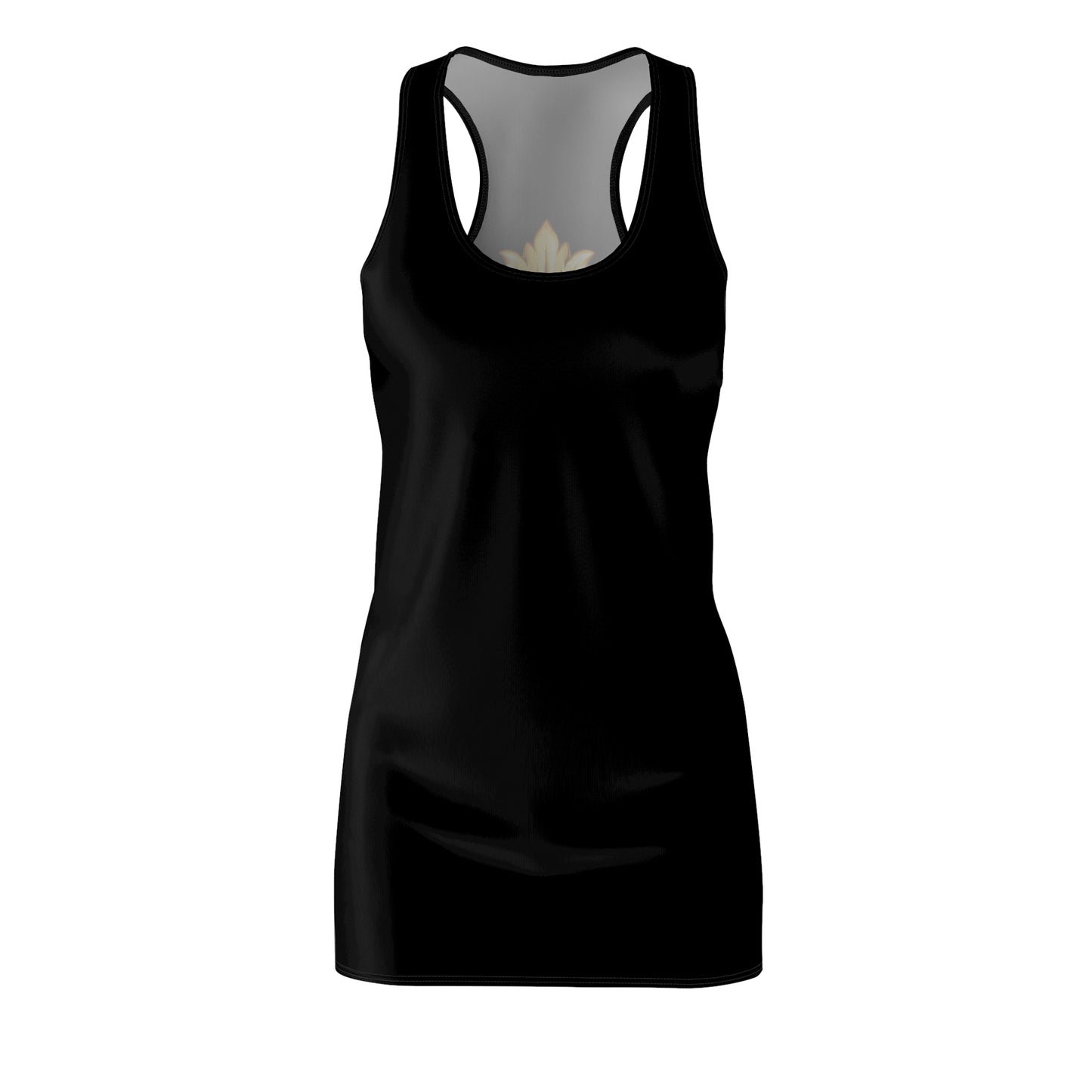 Elegant Baroque Racerback | Gold Ornament Racerback Kleid