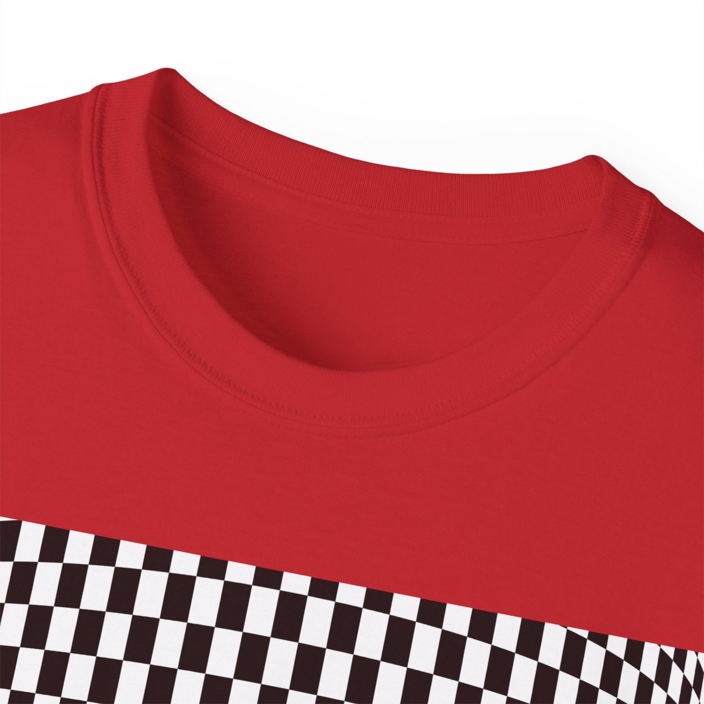 Black White Checkerboard T-Shirt – Retro Streetwear Tee