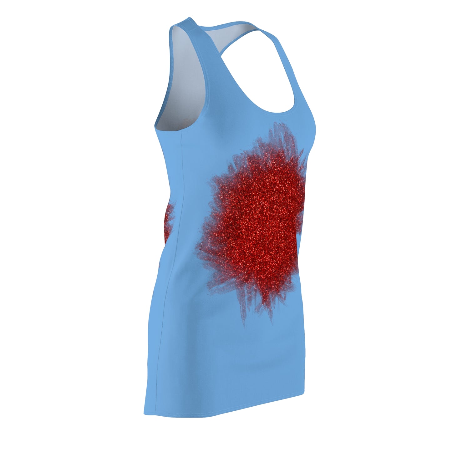 Rot Sparkle Racerback Kleid – Stylishes Partykleid