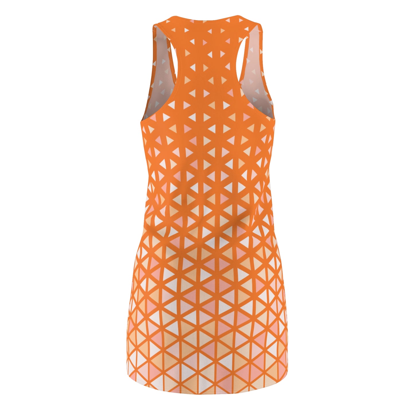 Buntes Dreieck Racerback Kleid – Trendige Sommer Damenmode