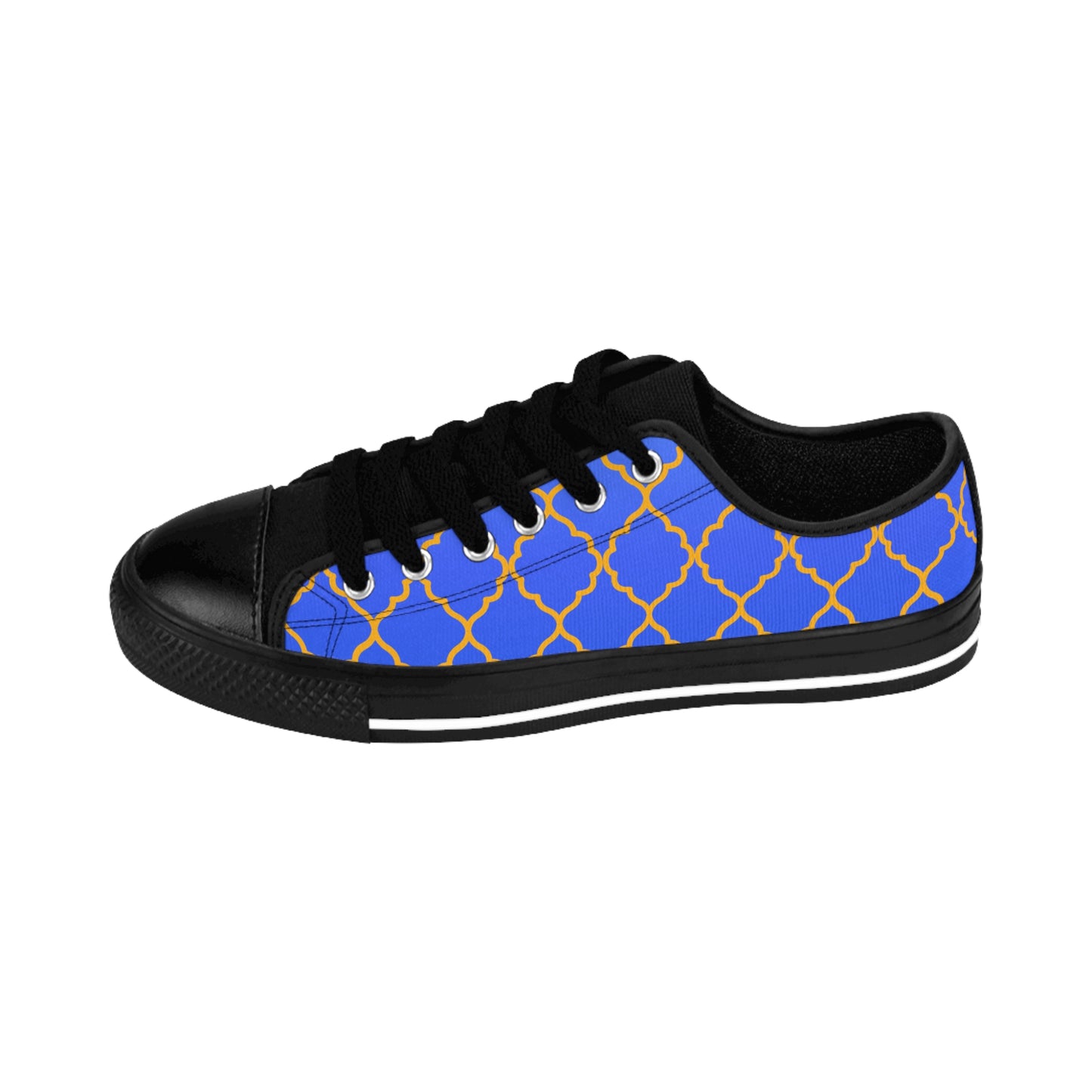 Blue Canvas Sneakers Women – Casual Lace-Up Street Style Shoes