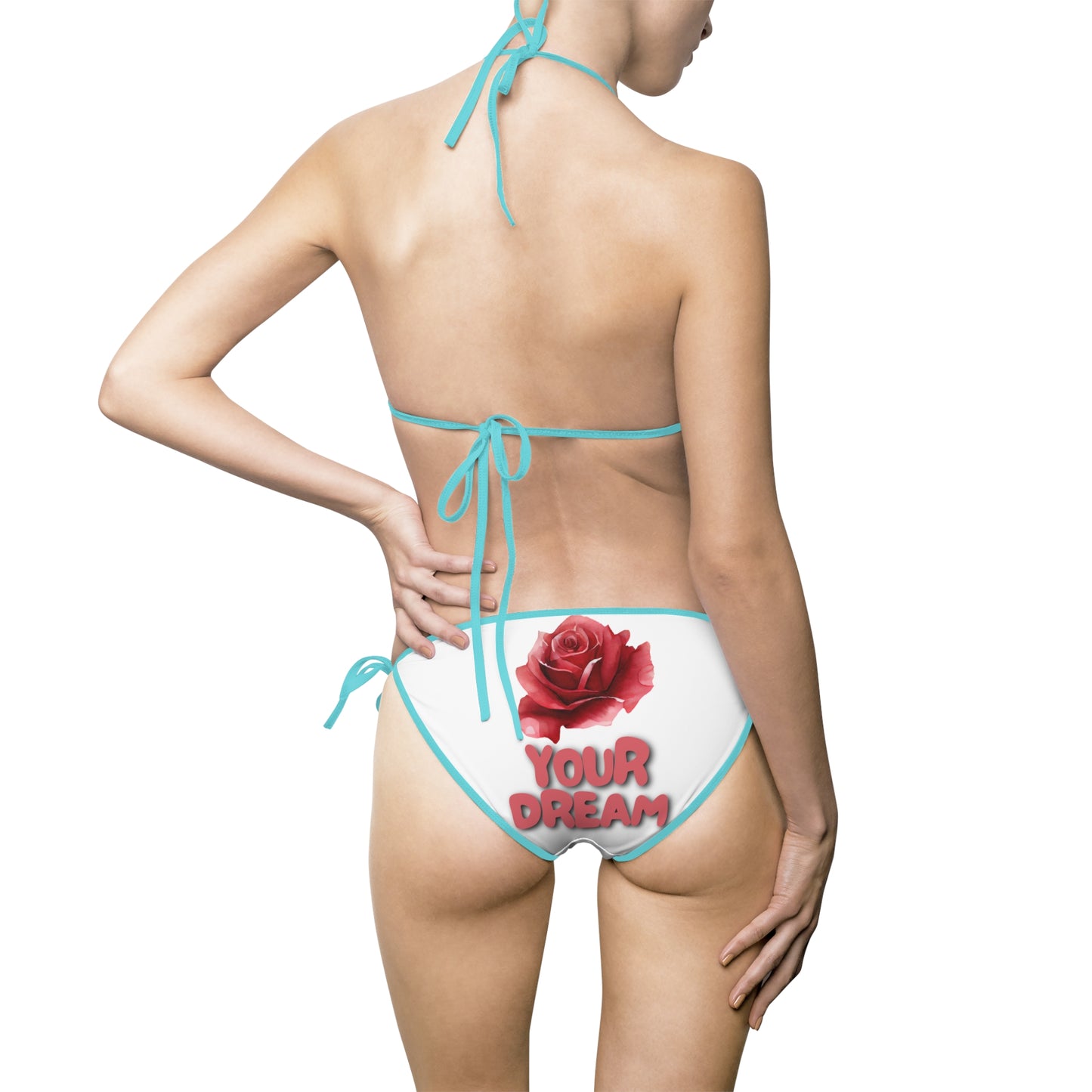 Damen Bikini YOUR DREAM Rosenmotiv Sommermode Strand