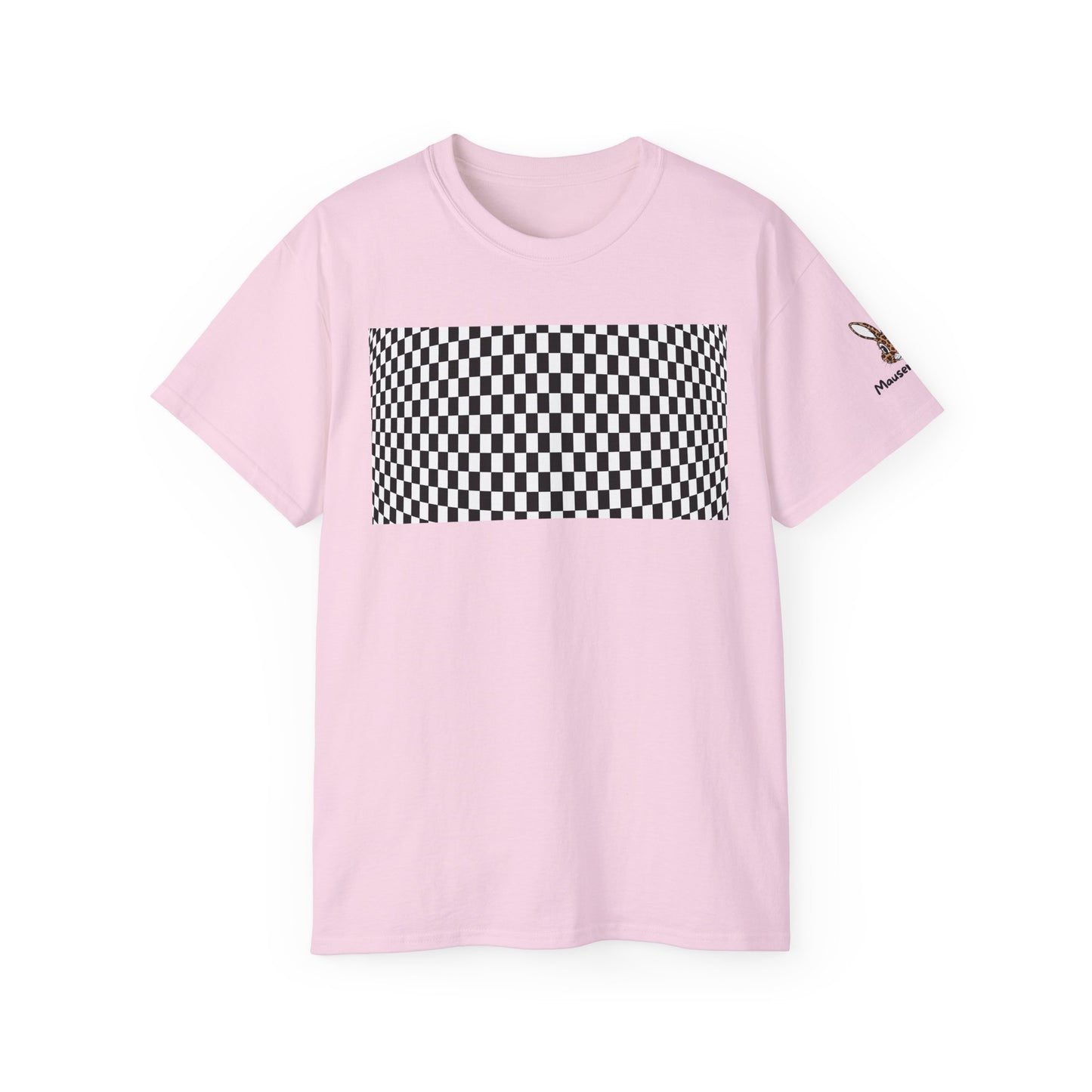 Black White Checkerboard T-Shirt – Retro Streetwear Tee