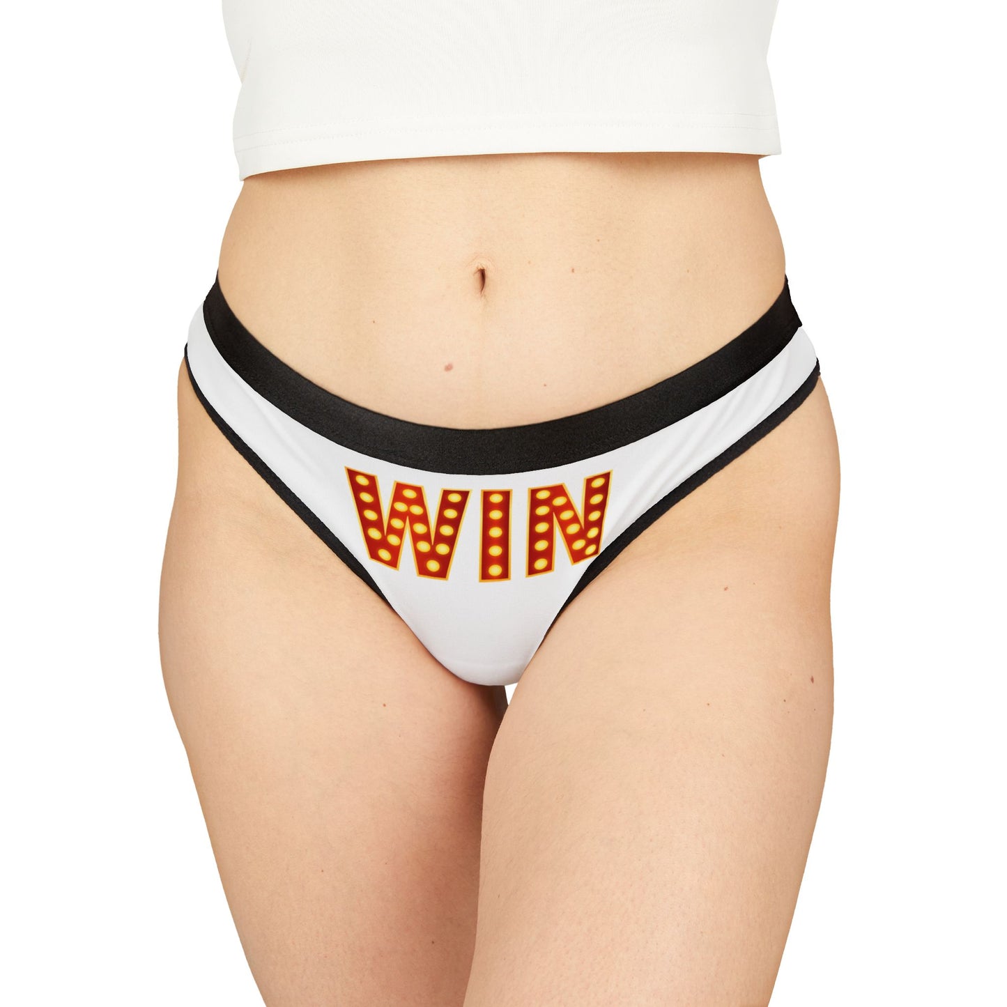 Damen Thong Unterwäsche Bequeme Atmungsaktive Slips Motiv Win