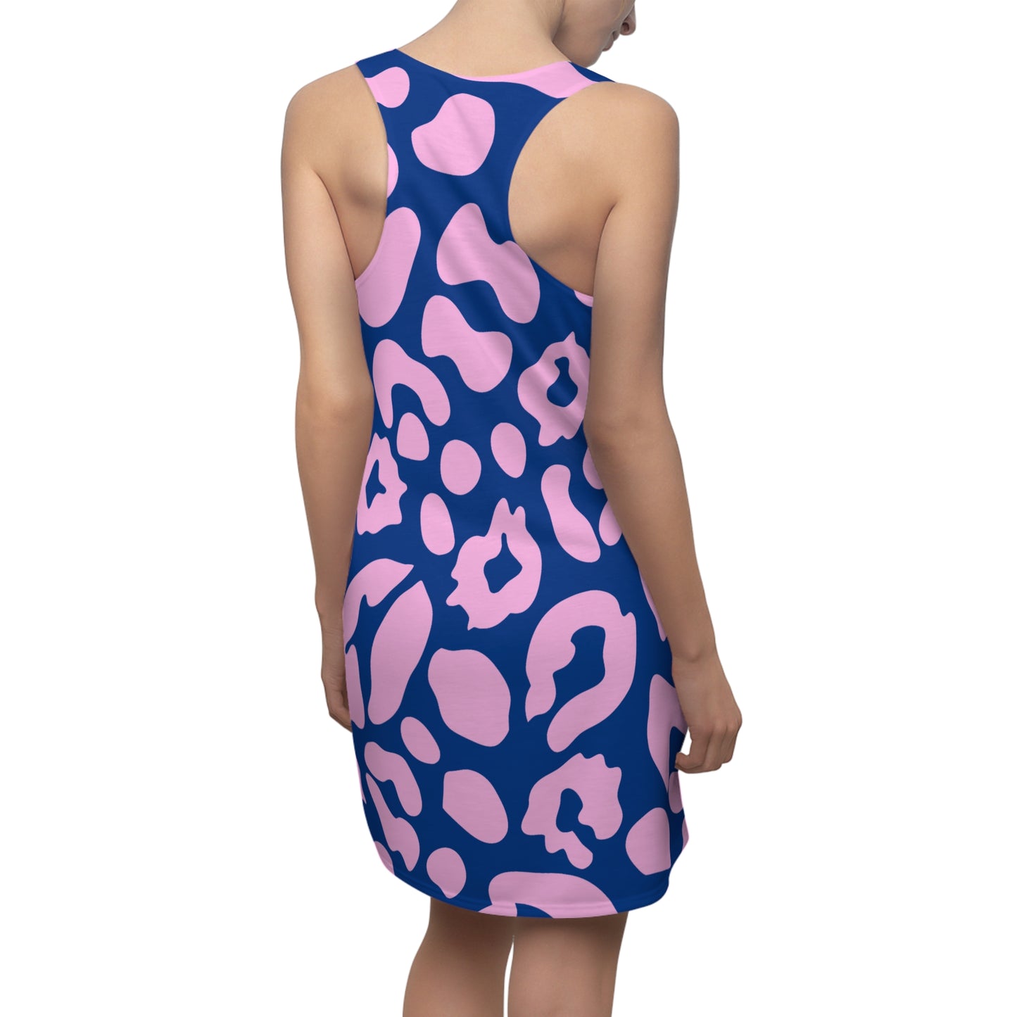 Pink Leopard Racerback Kleid – Trendiges Sommerkleid