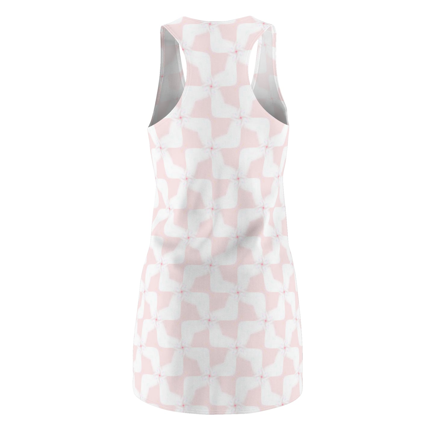 Racerback Damenkleid Sommer – Zartes Pastellmuster, leicht & modern