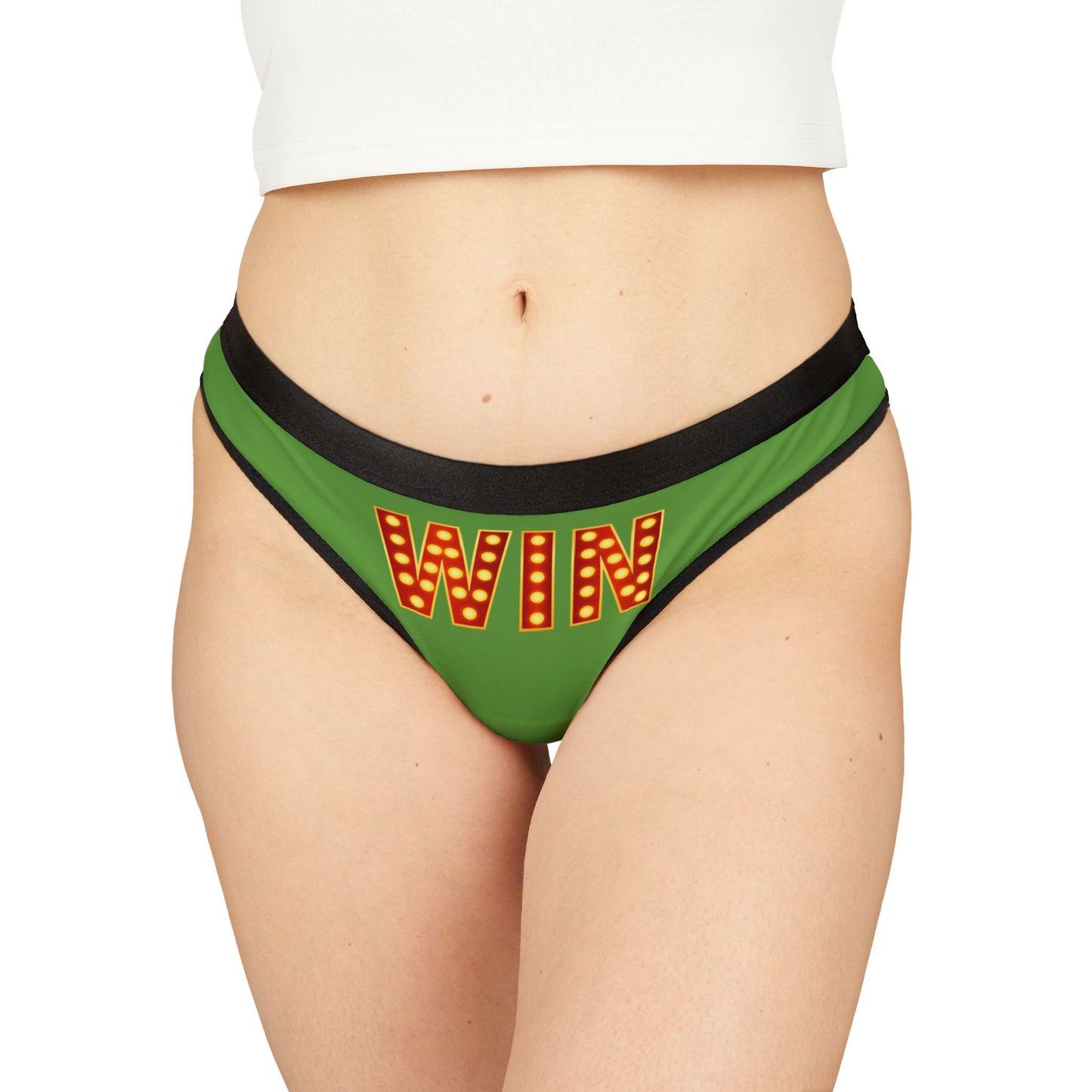 Damen Thong Unterwäsche Bequeme Atmungsaktive Slips Motiv Win