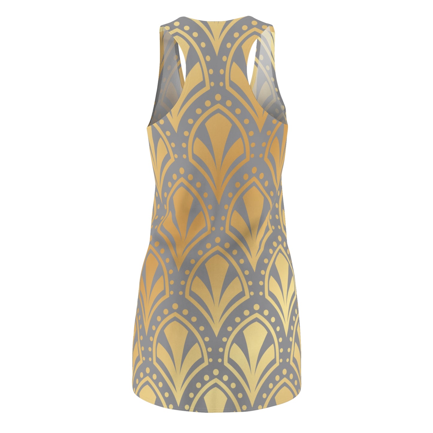 Luxury Racerback Dress mit Elegant Art Deco Muster