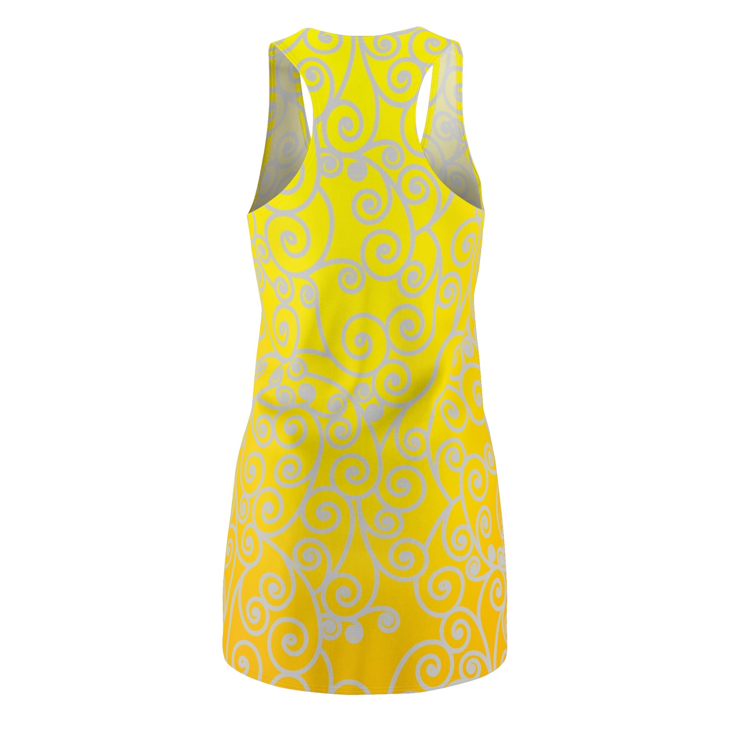 Racerback Damenkleid Sommer – Arabesken Muster, stilvoll & bequem