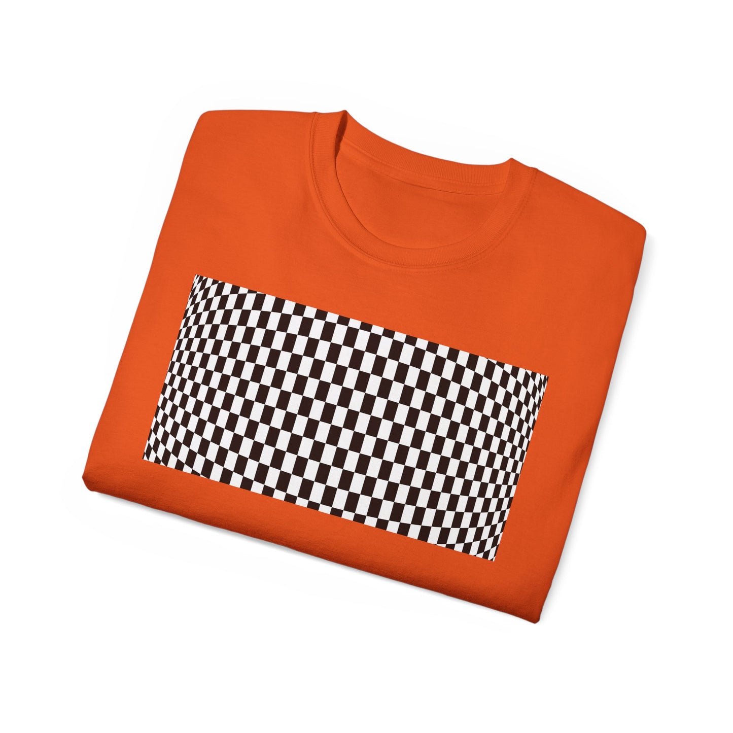 Black White Checkerboard T-Shirt – Retro Streetwear Tee