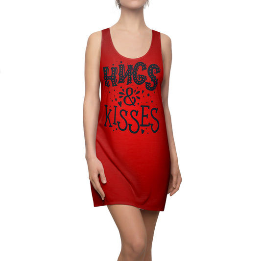 Red Hugs & Kisses Racerback Dress for Women – Romantic Summer Outfit